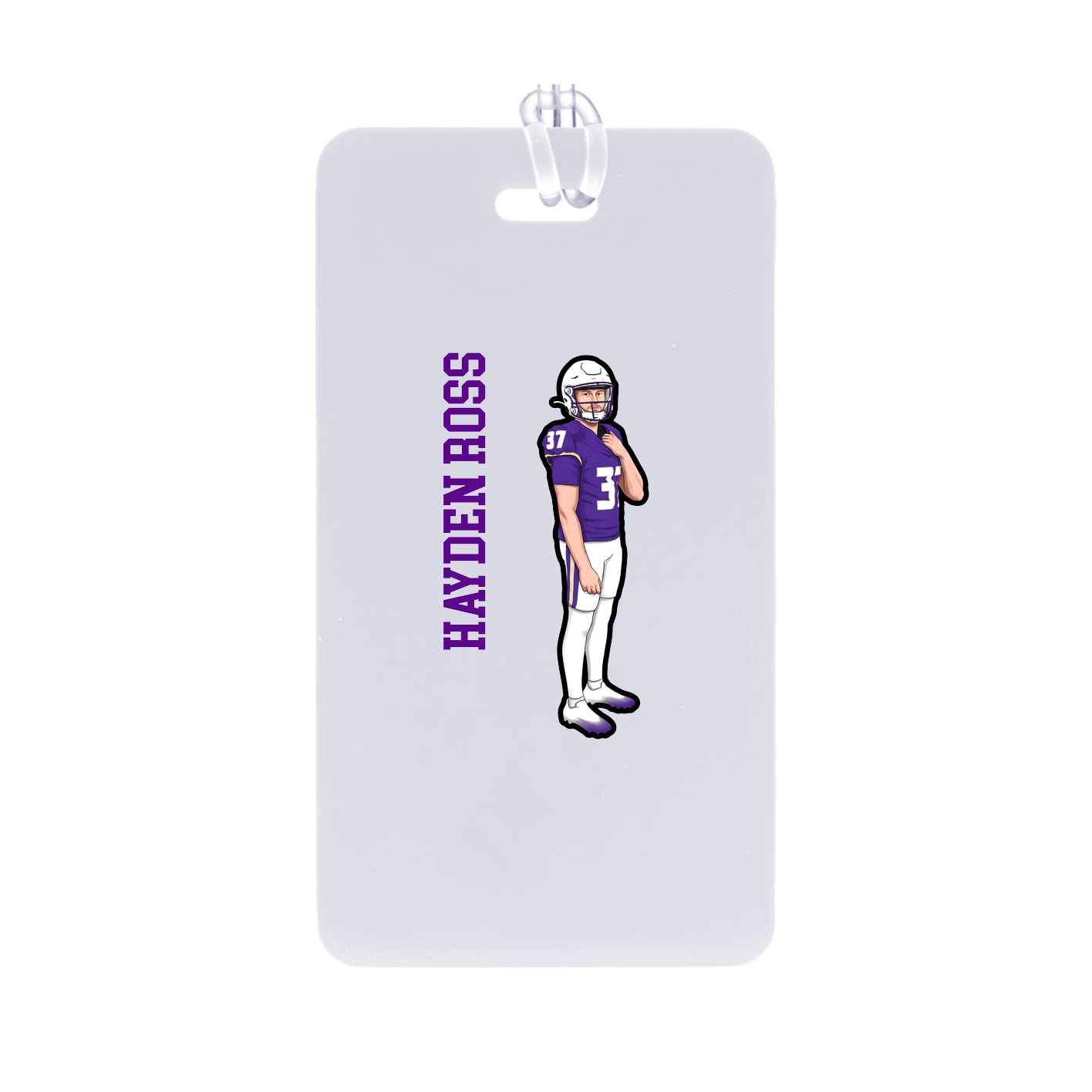Bag Tag — Name Vertical in Classic