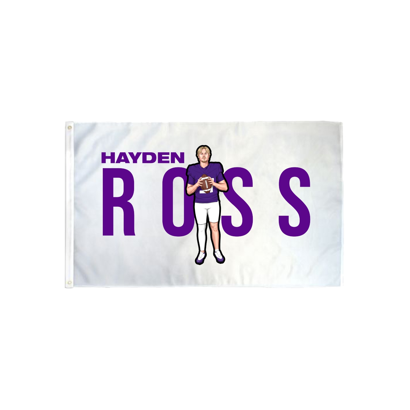 3x5 Flag — Player Name in Classic