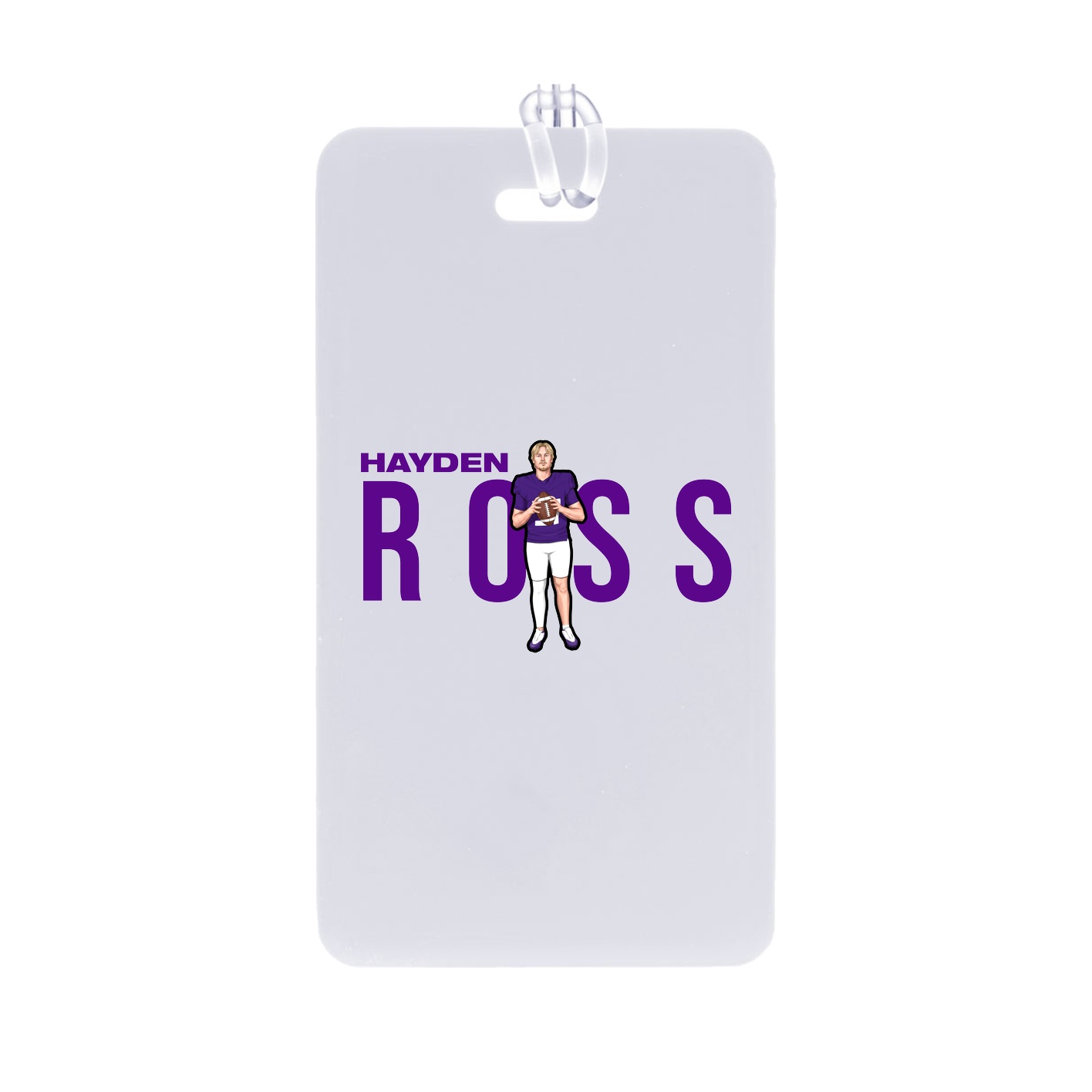 Bag Tag — Player Name in Classic