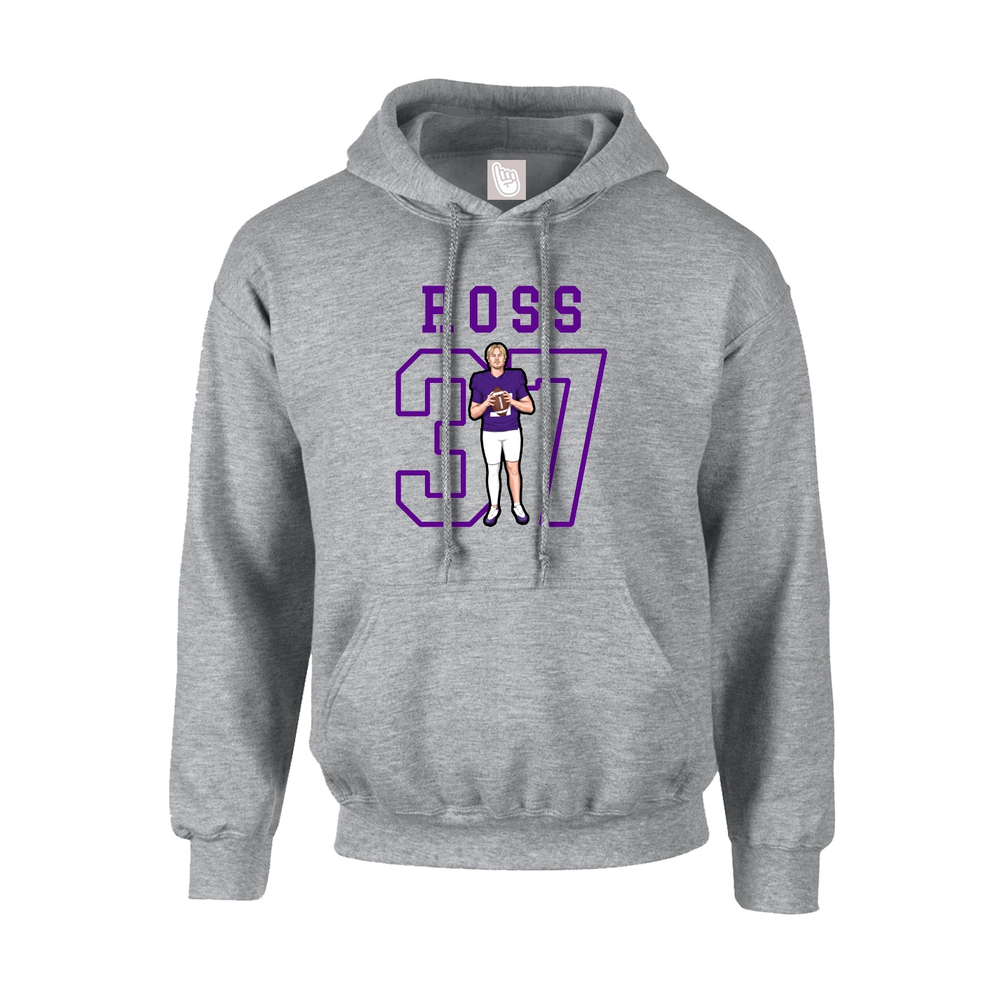 Hoodie — Shirsey in Grey