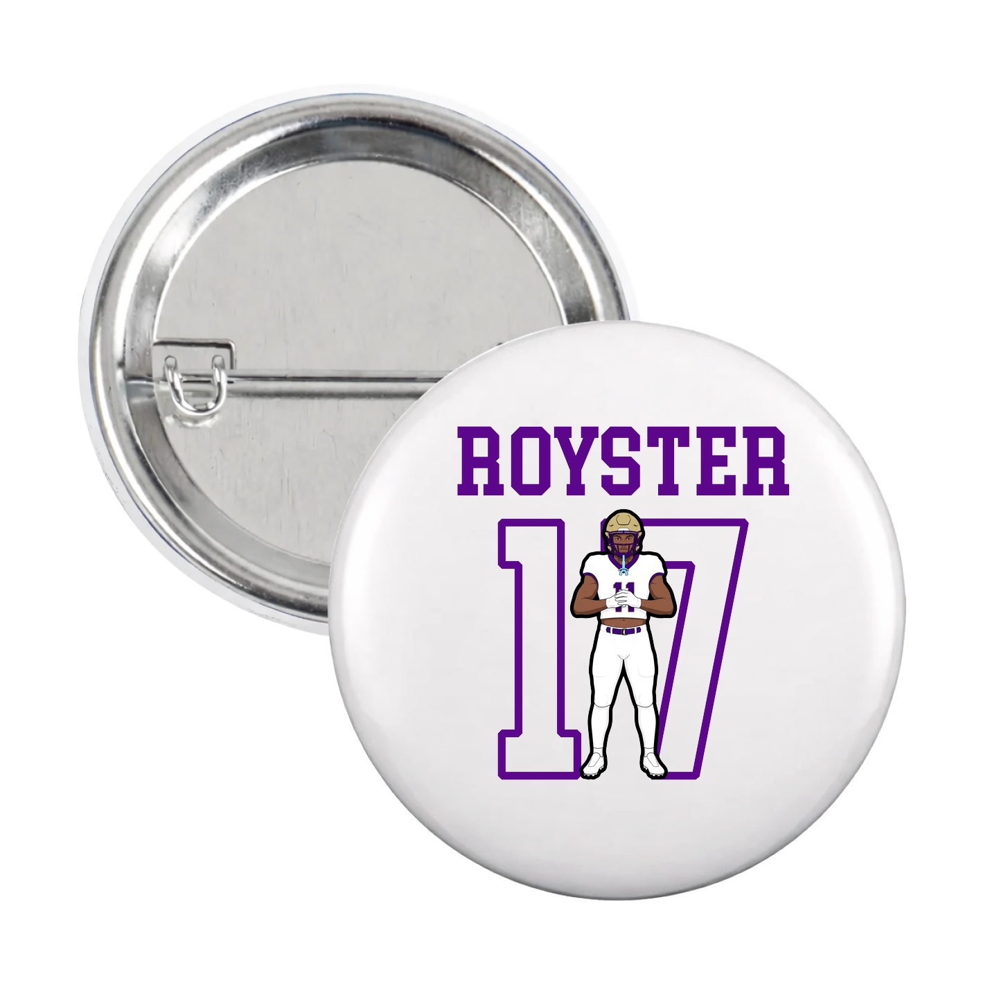 Game Day Button — Shirsey in White