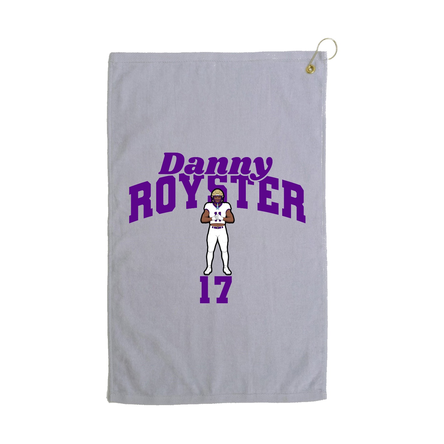 Golf Towel — Signature Arch in Grey