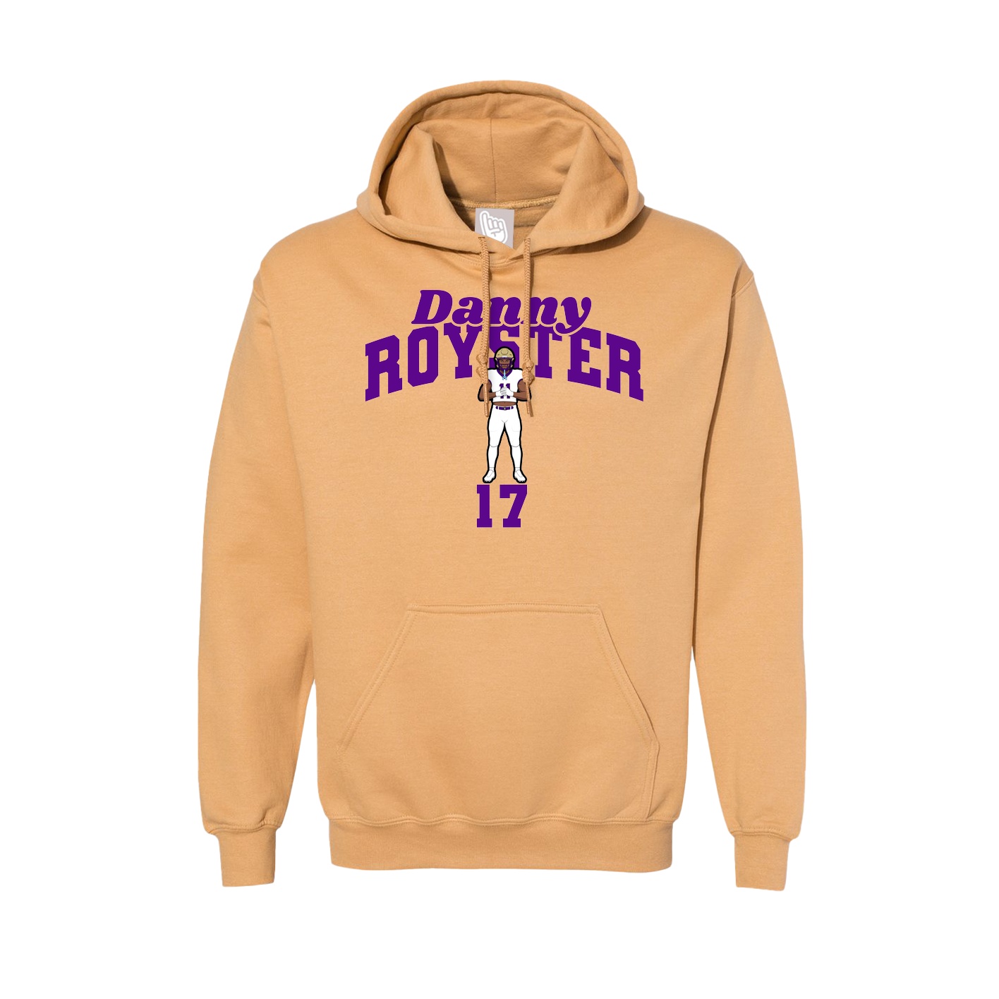 Hoodie — Signature Arch in Vegas Gold