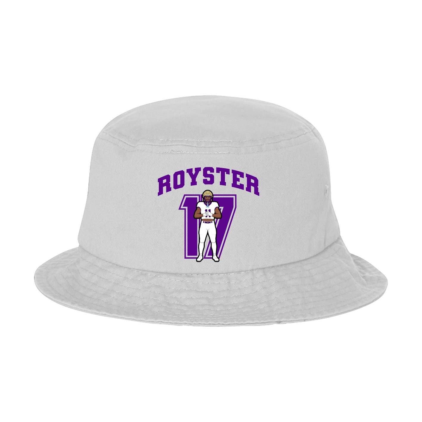 Bucket Cap — Number in White