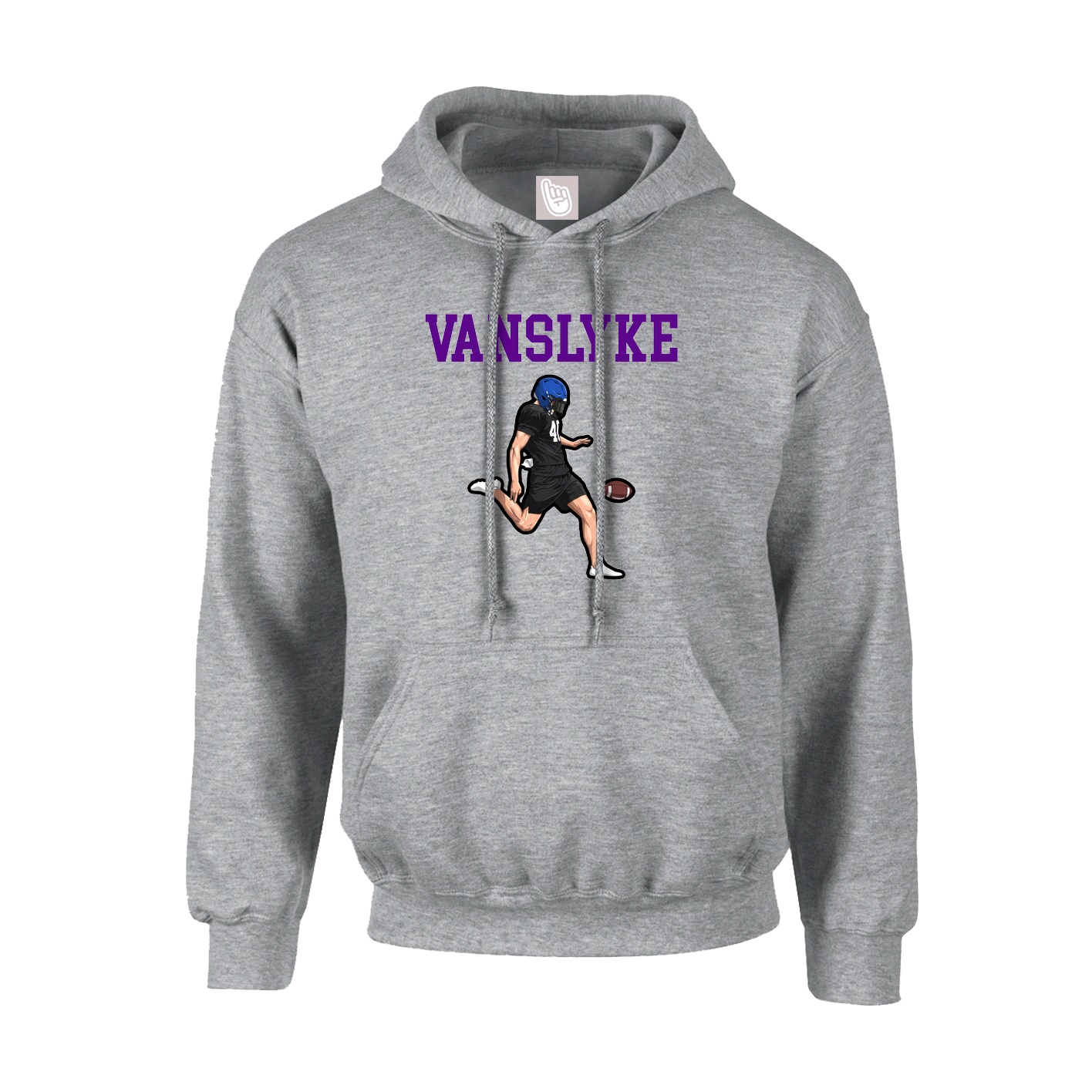 Hoodie — Shirsey in Grey