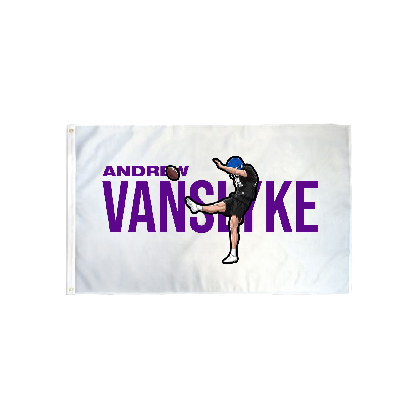 3x5 Flag — Player Name in Classic