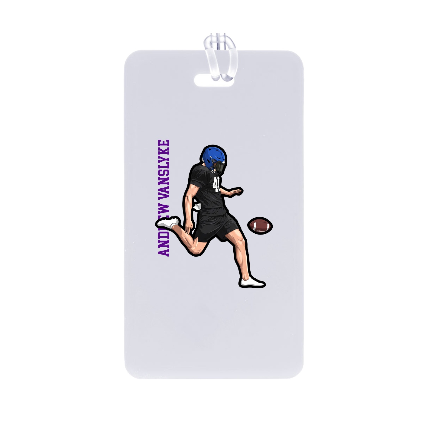 Bag Tag — Name Vertical in Classic