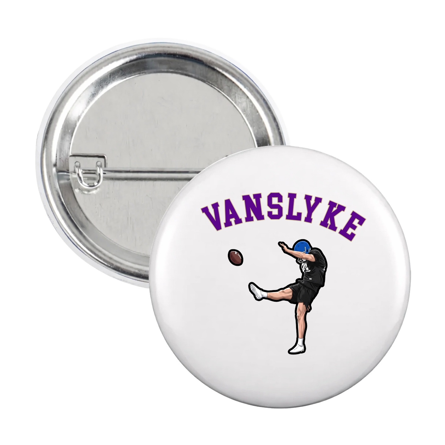 Game Day Button — Shirsey Arch in White