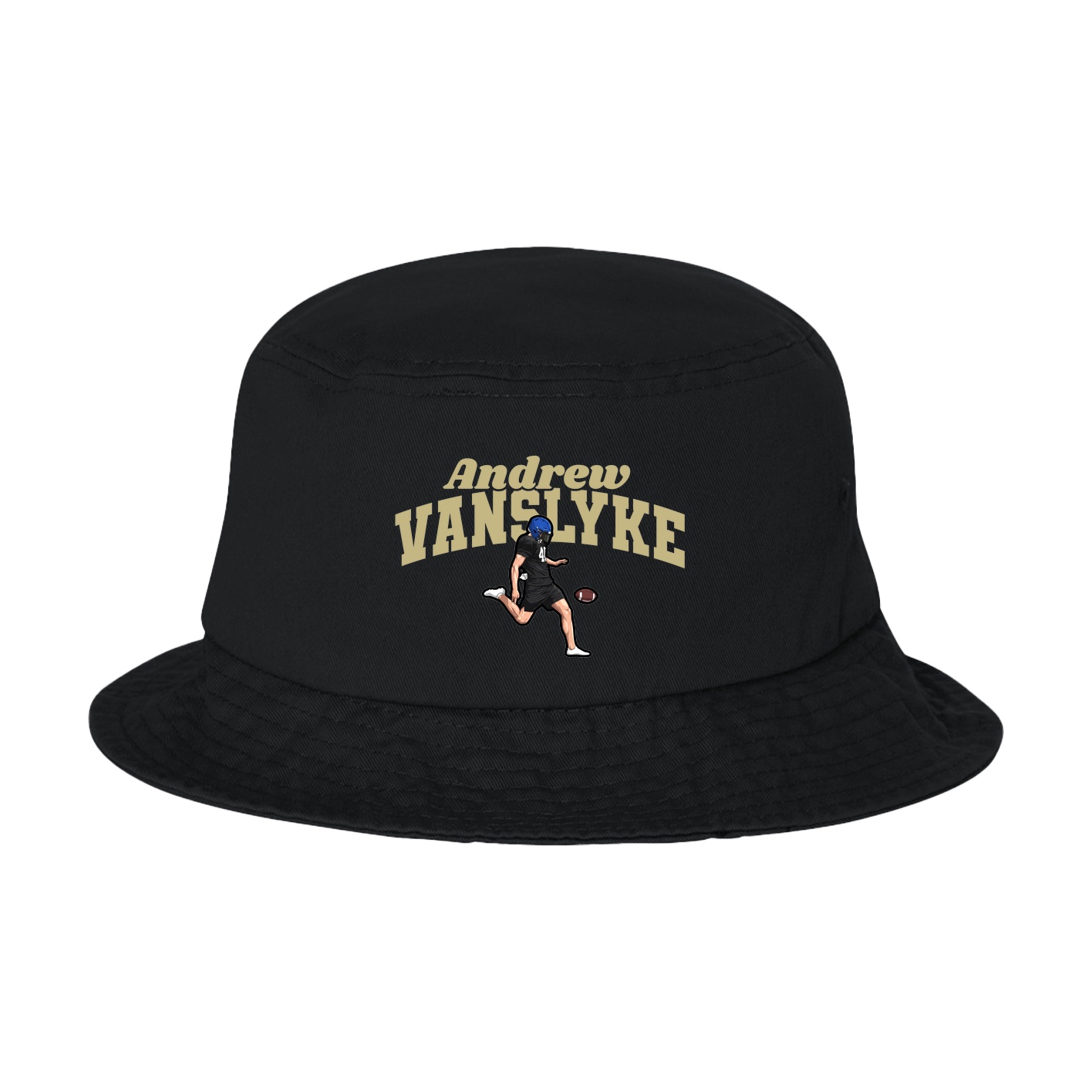 Bucket Cap — Signature Arch in Black