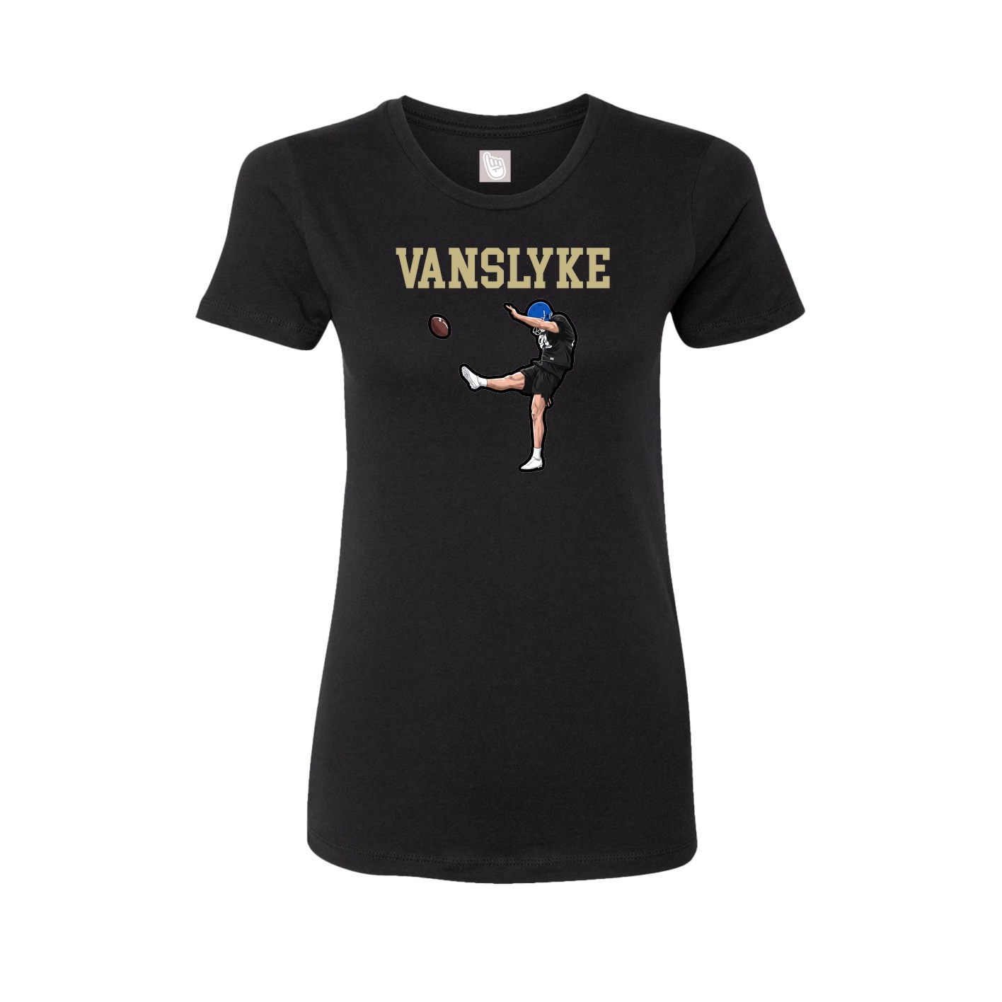 Fitted Women's Tee — Shirsey in Black