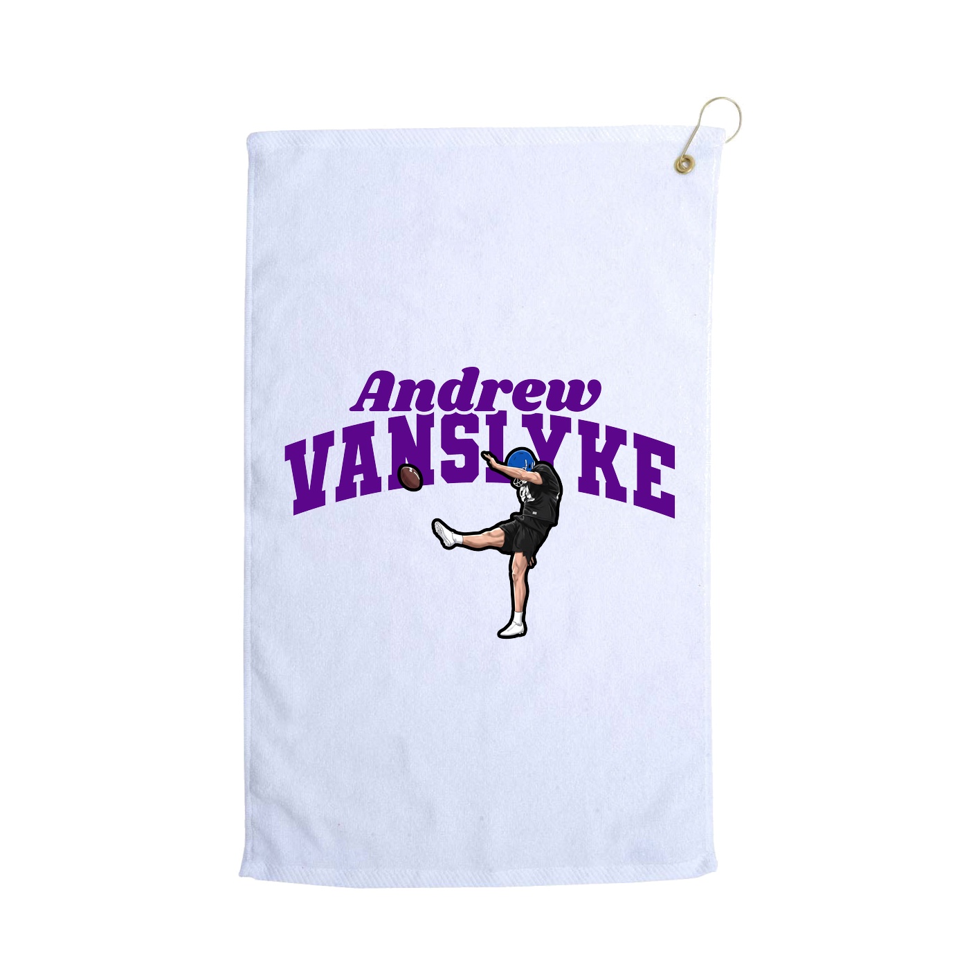 Golf Towel — Signature Arch in White