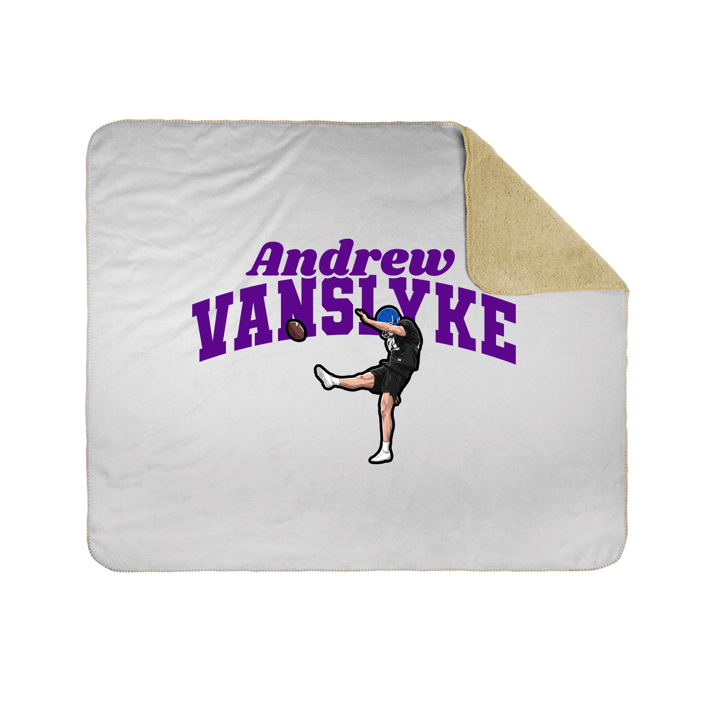 Throw Blanket — Signature Arch in White