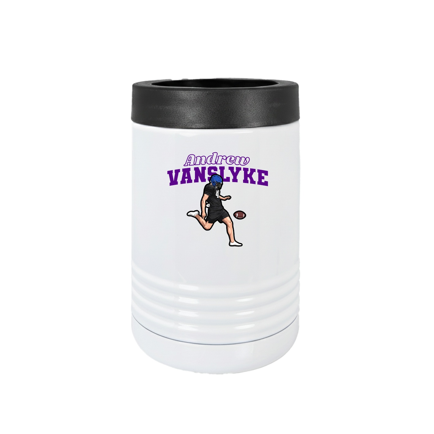 Beverage Holder — Name Arch in White