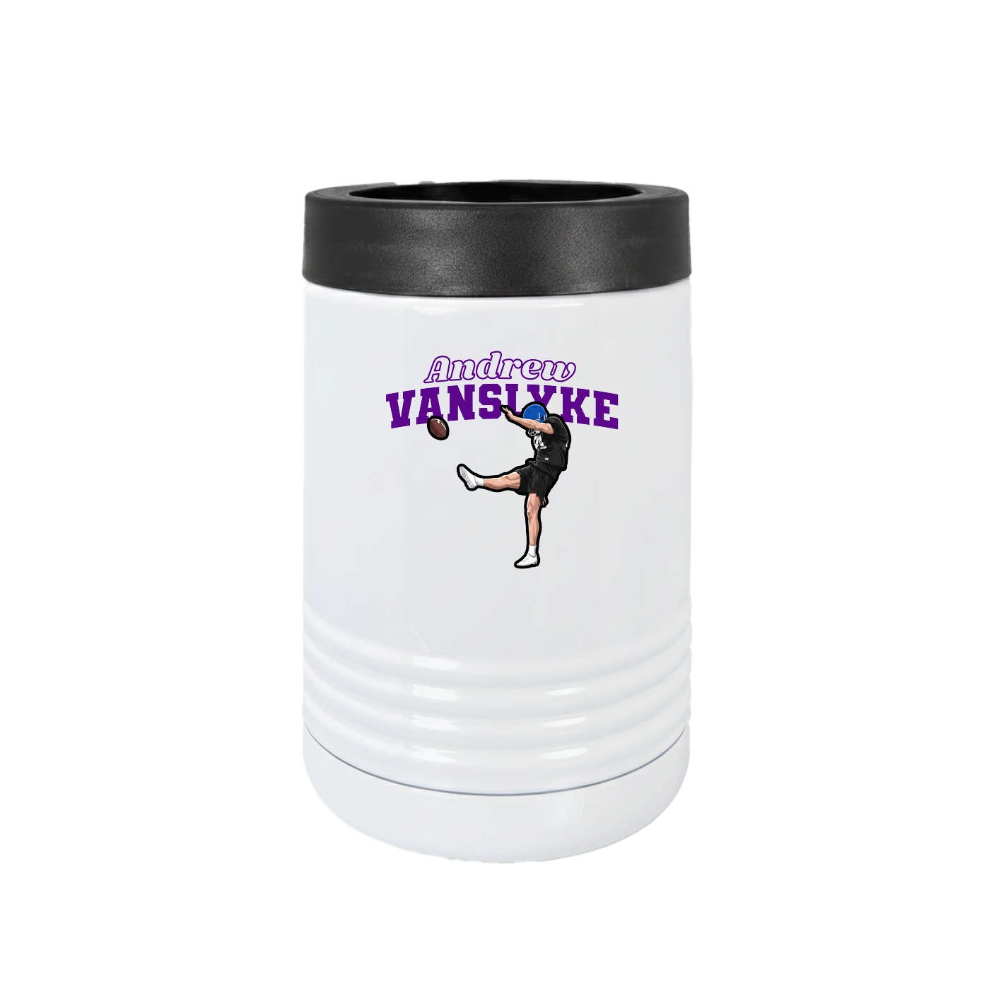 Beverage Holder — Name Arch in White