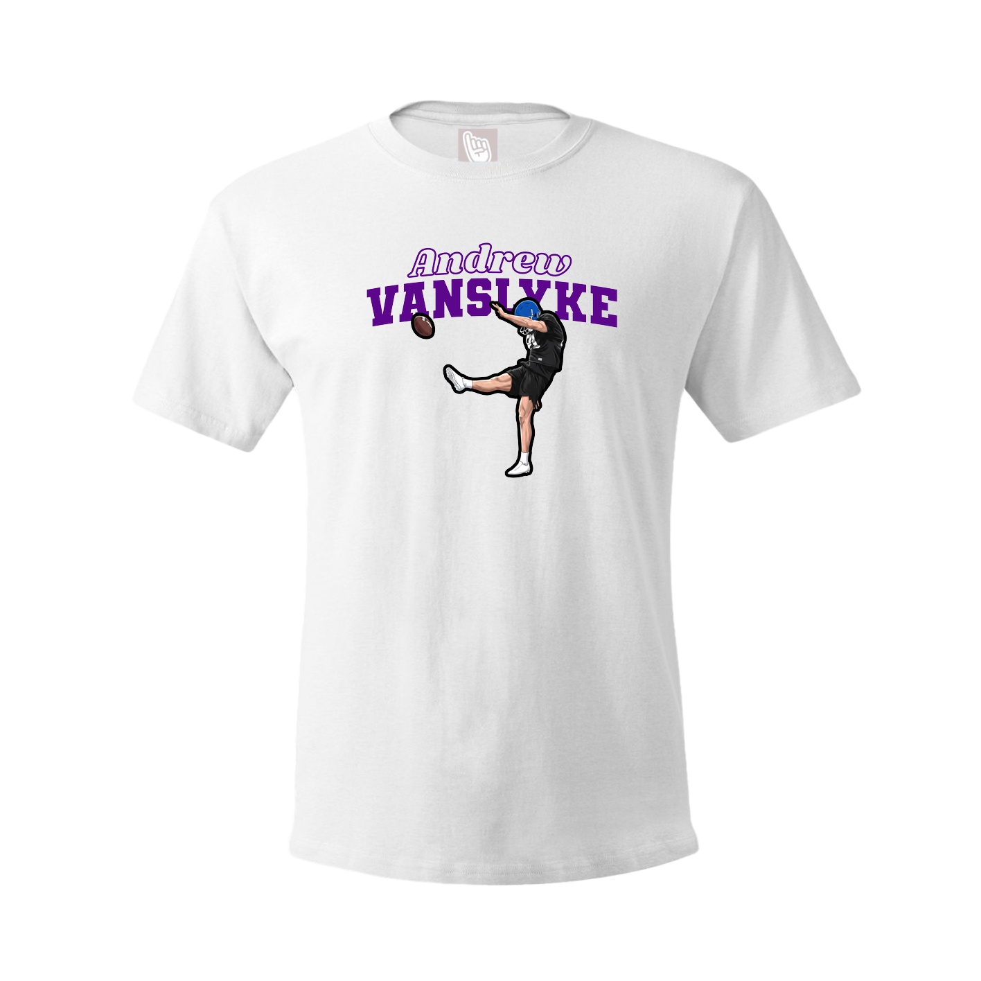 Tee — Name Arch in White