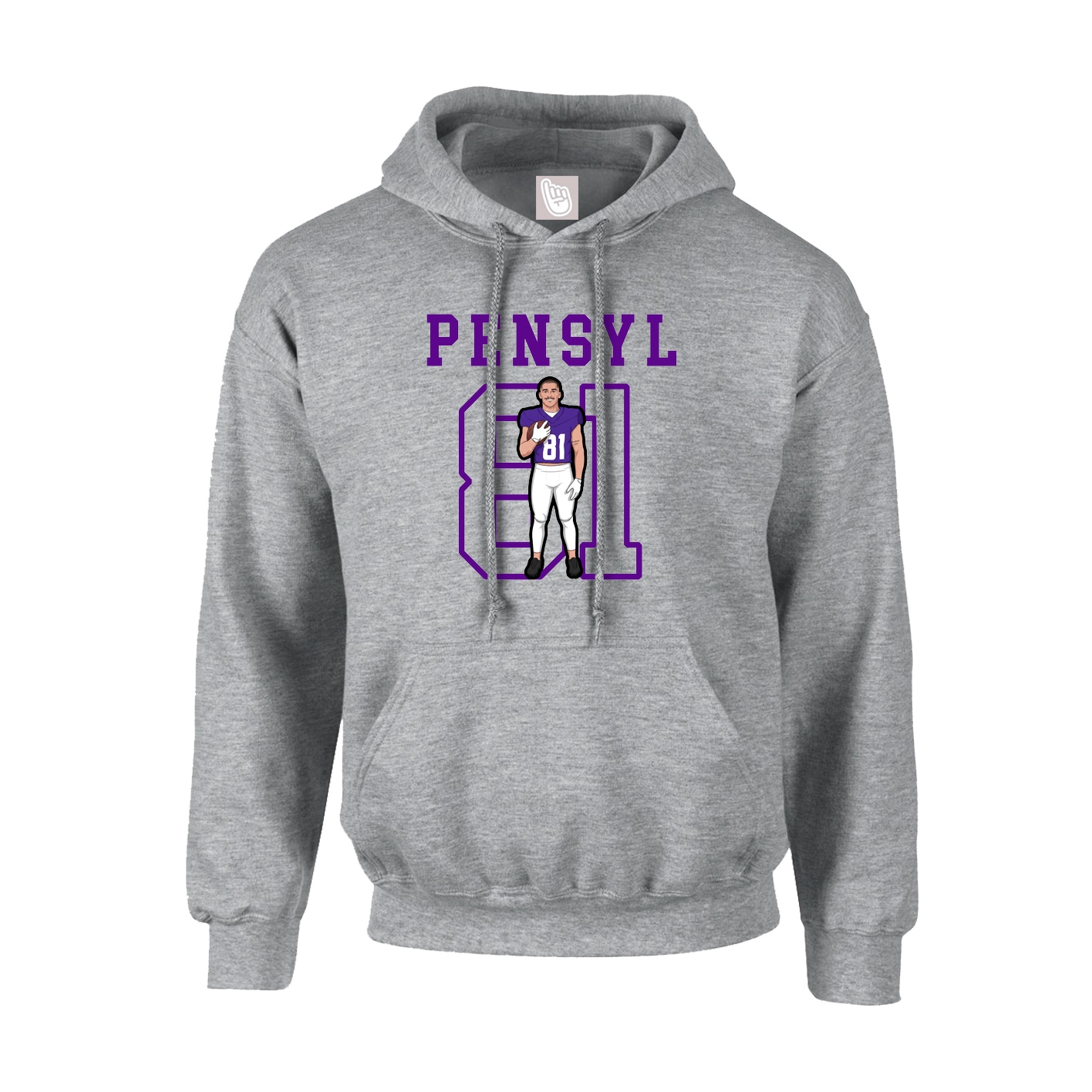 Hoodie — Shirsey in Grey