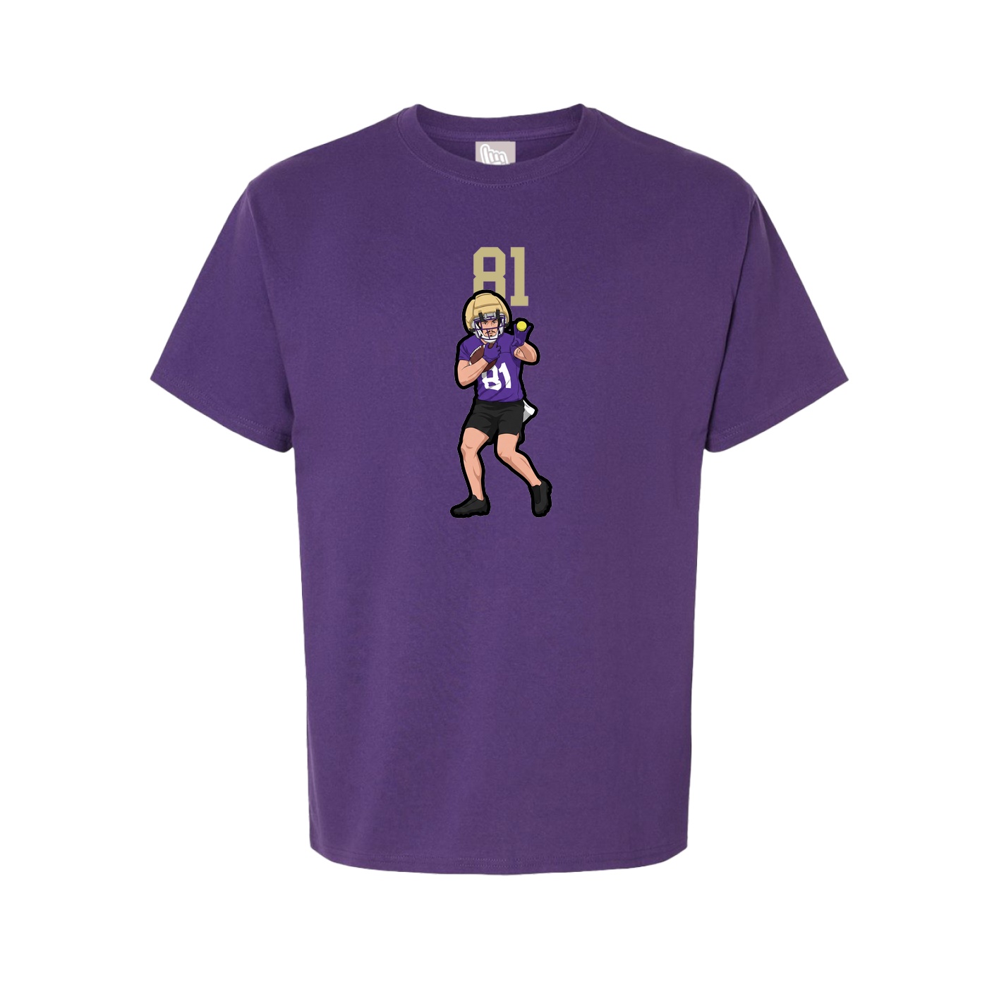 Tee — Number Top in Purple