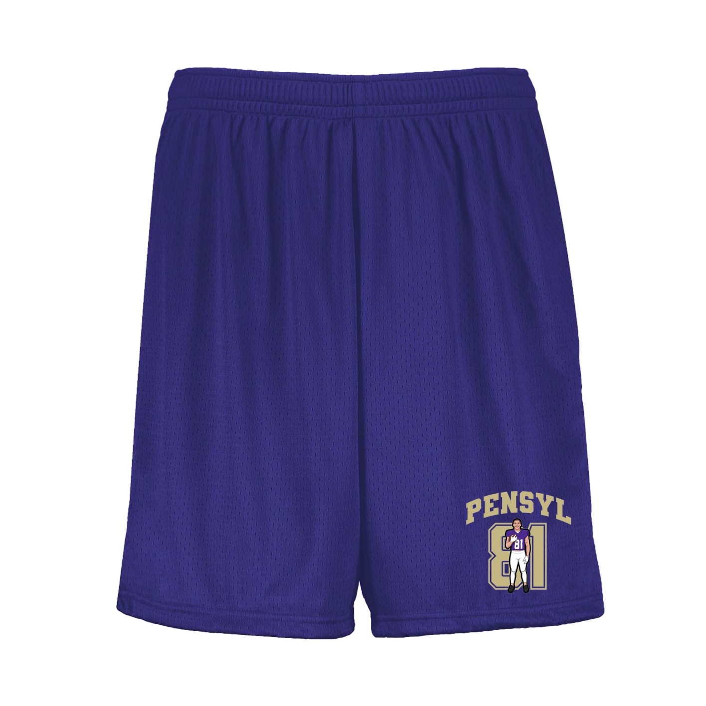 Shorts — Number in Purple