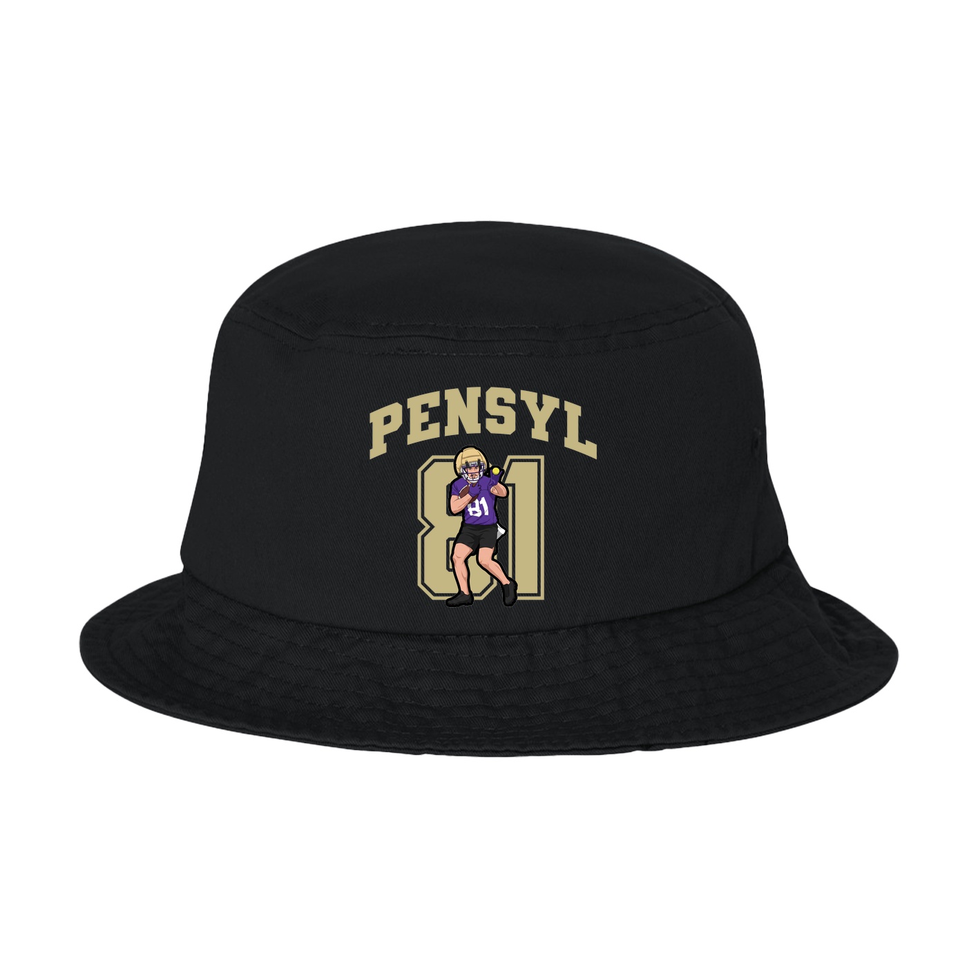 Bucket Cap — Number in Black
