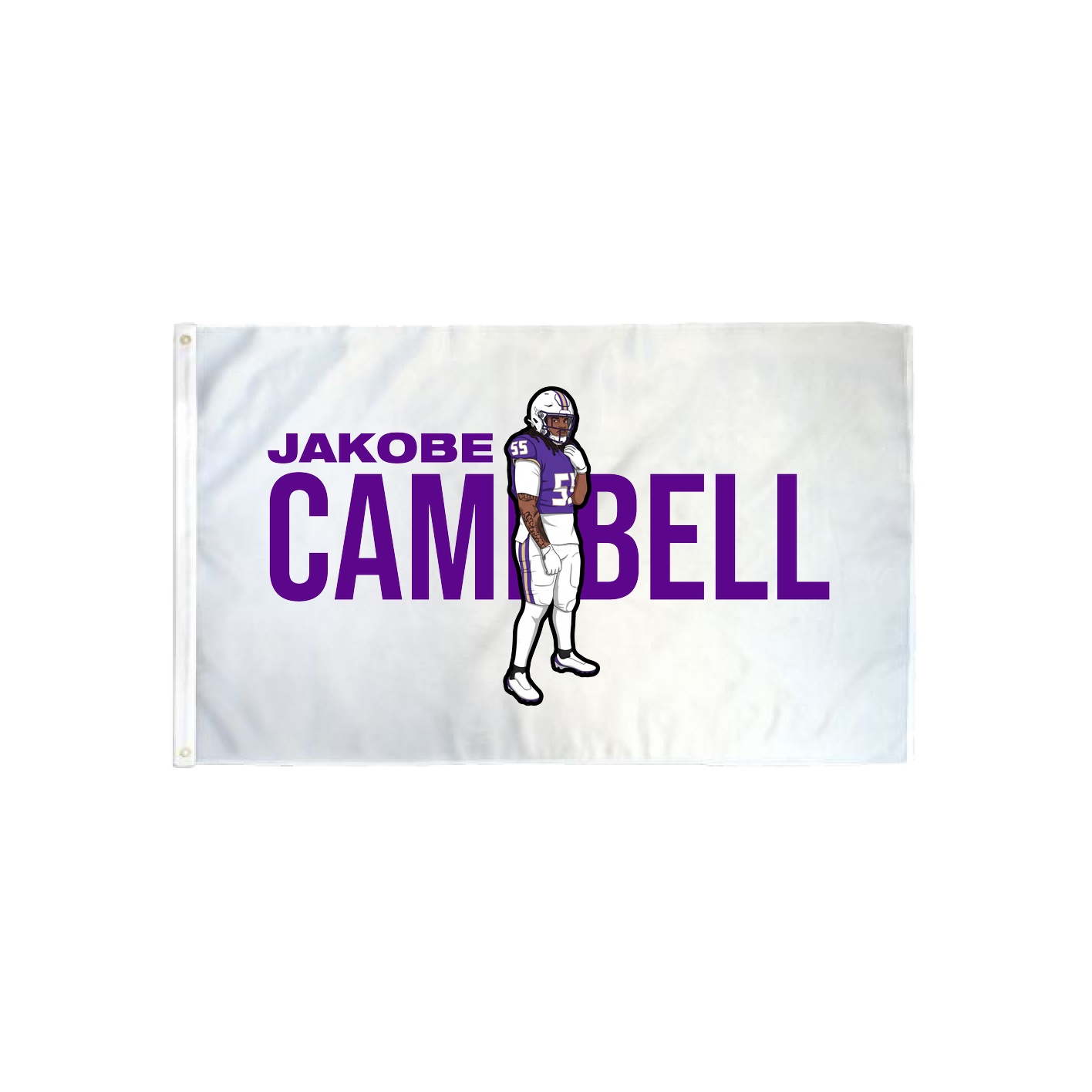 3x5 Flag — Player Name in Classic