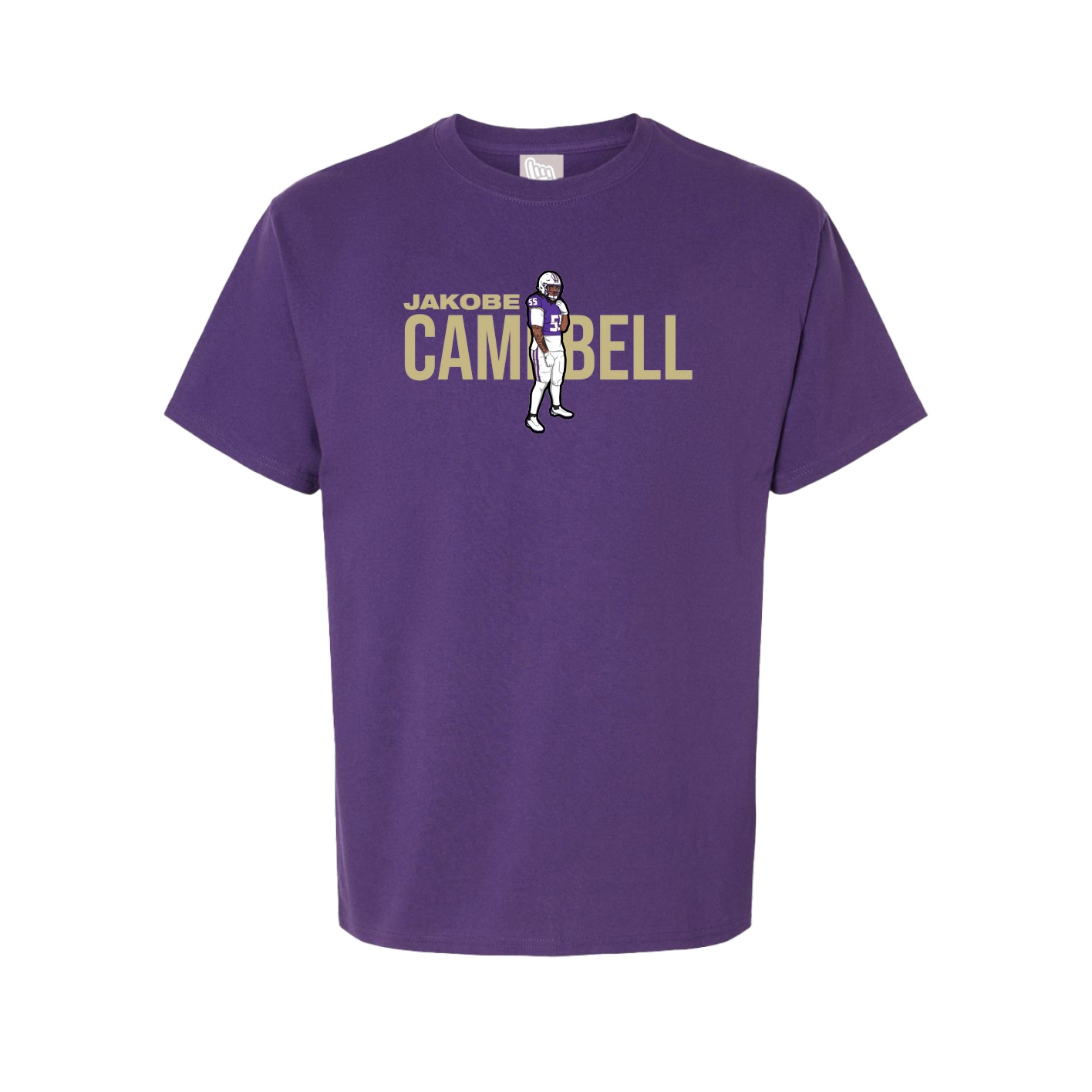 Youth Tee — Player Name in Purple