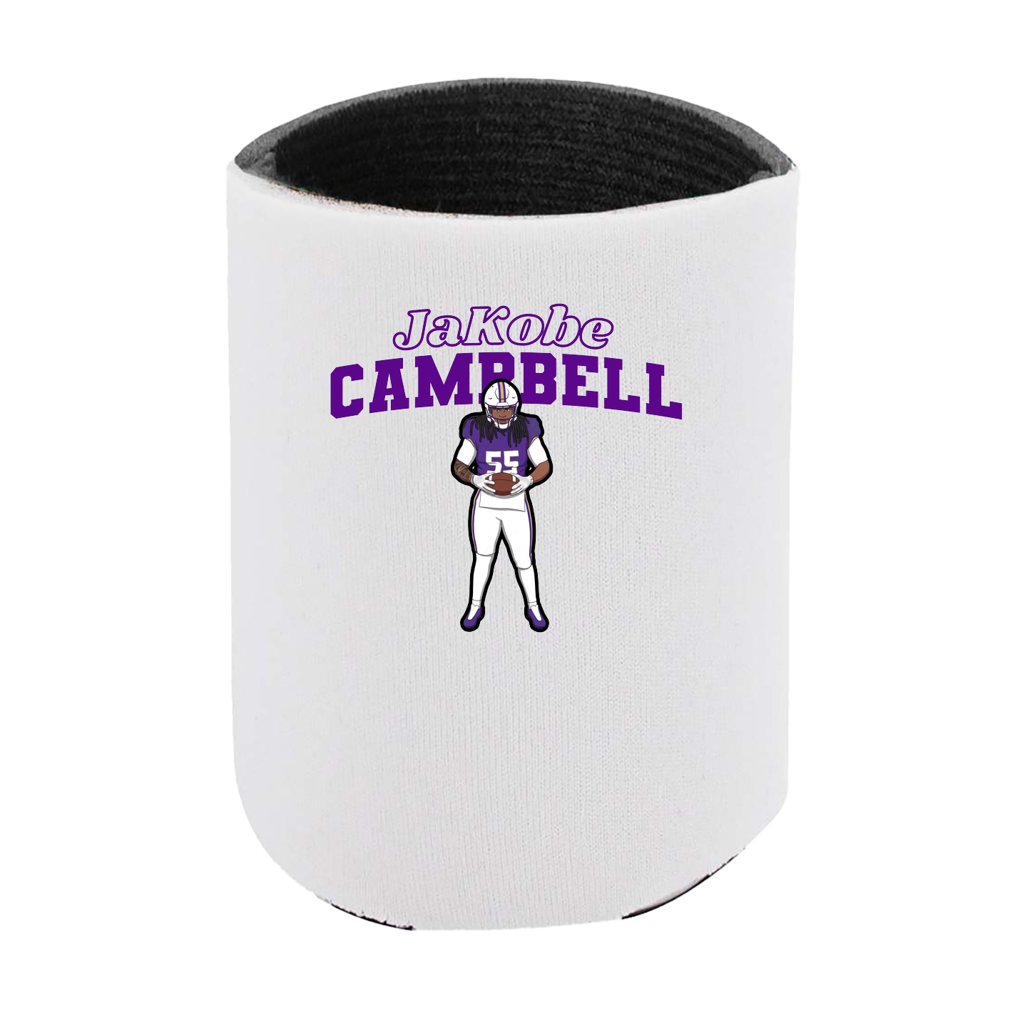 Can Holder — Name Arch in White