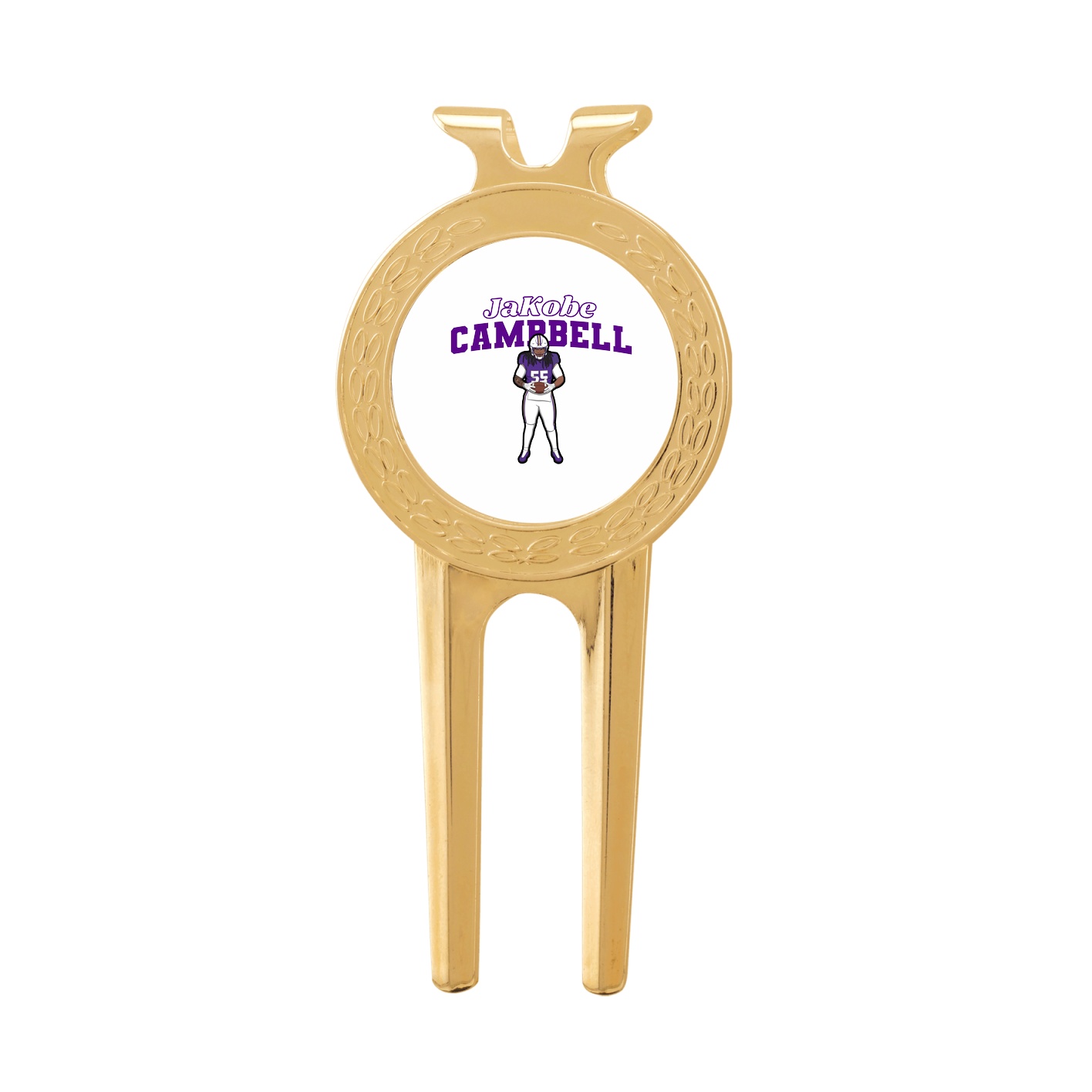 Divot Tool with Ball Marker — Name Arch in Classic