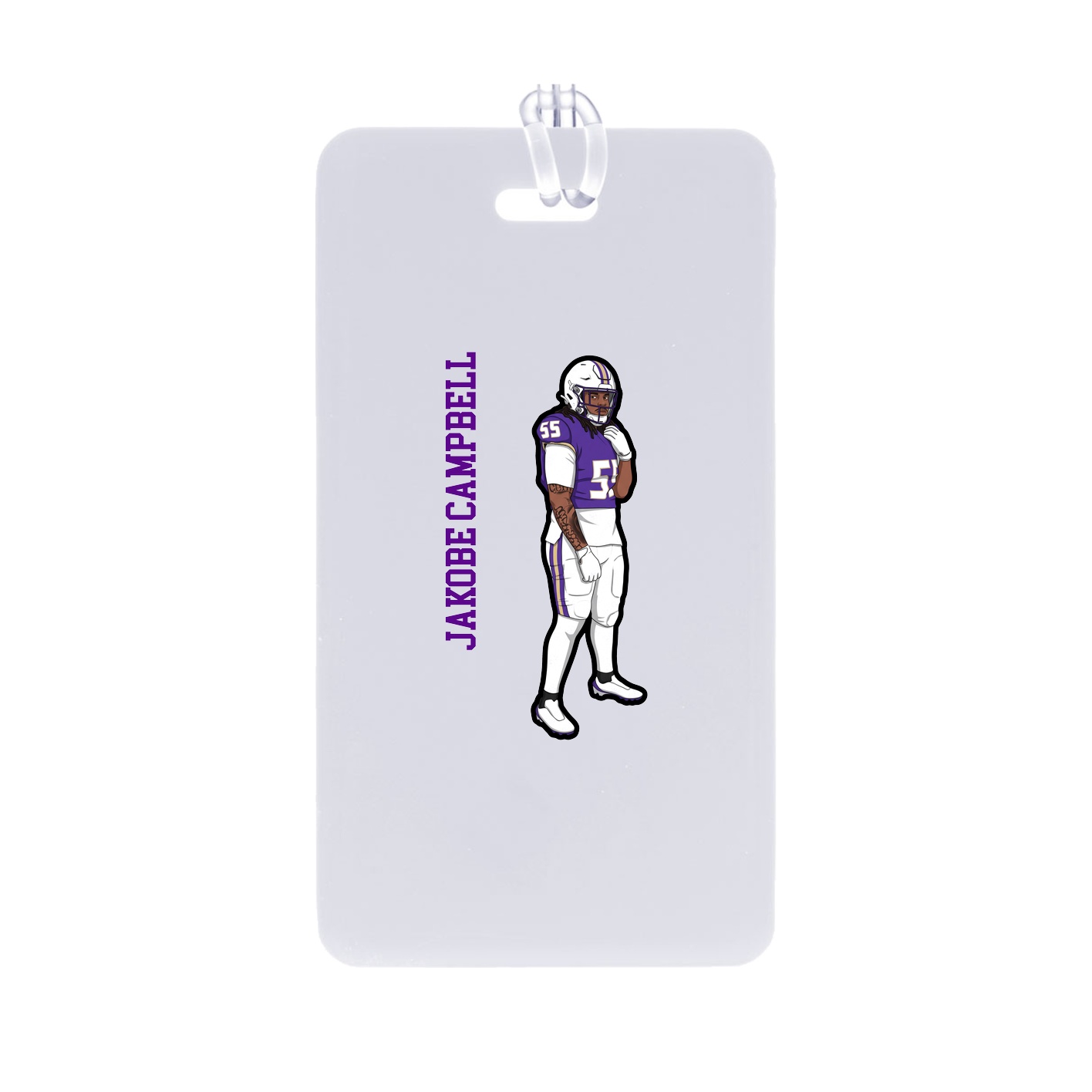 Bag Tag — Name Vertical in Classic