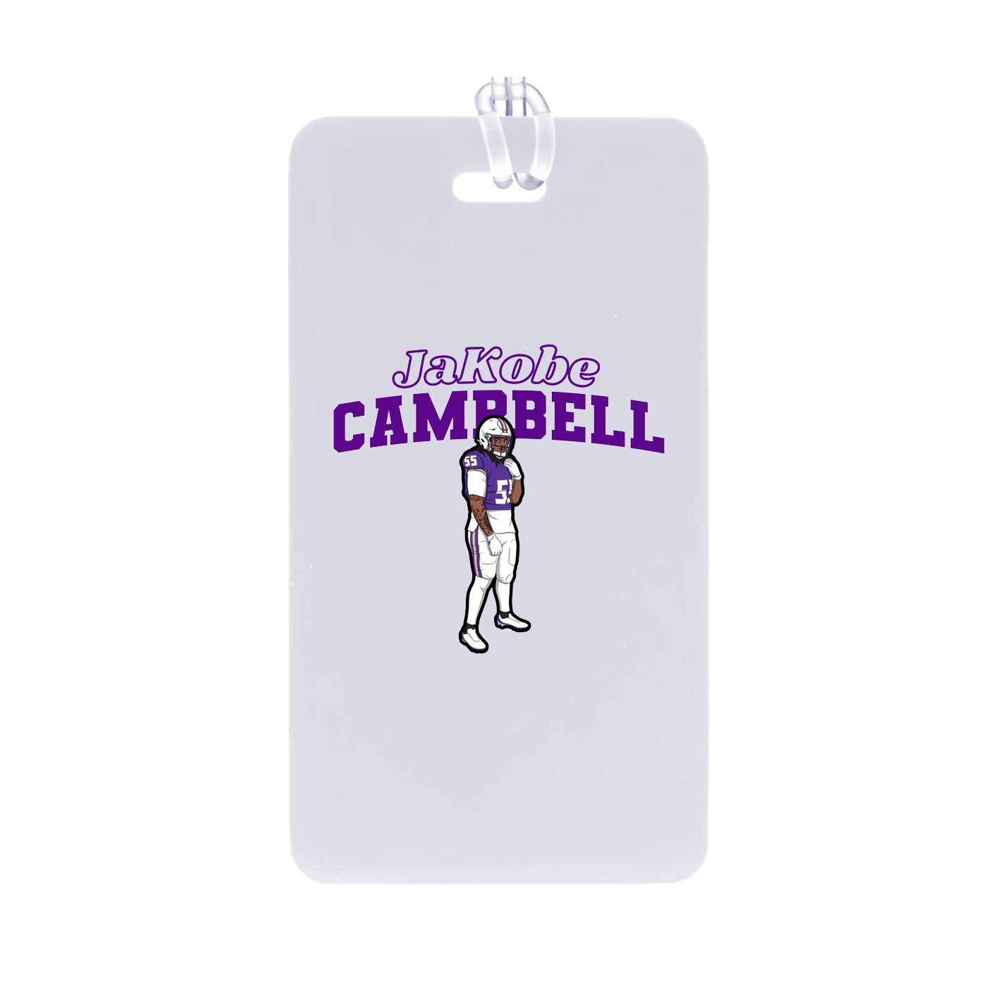 Bag Tag — Name Arch in Classic
