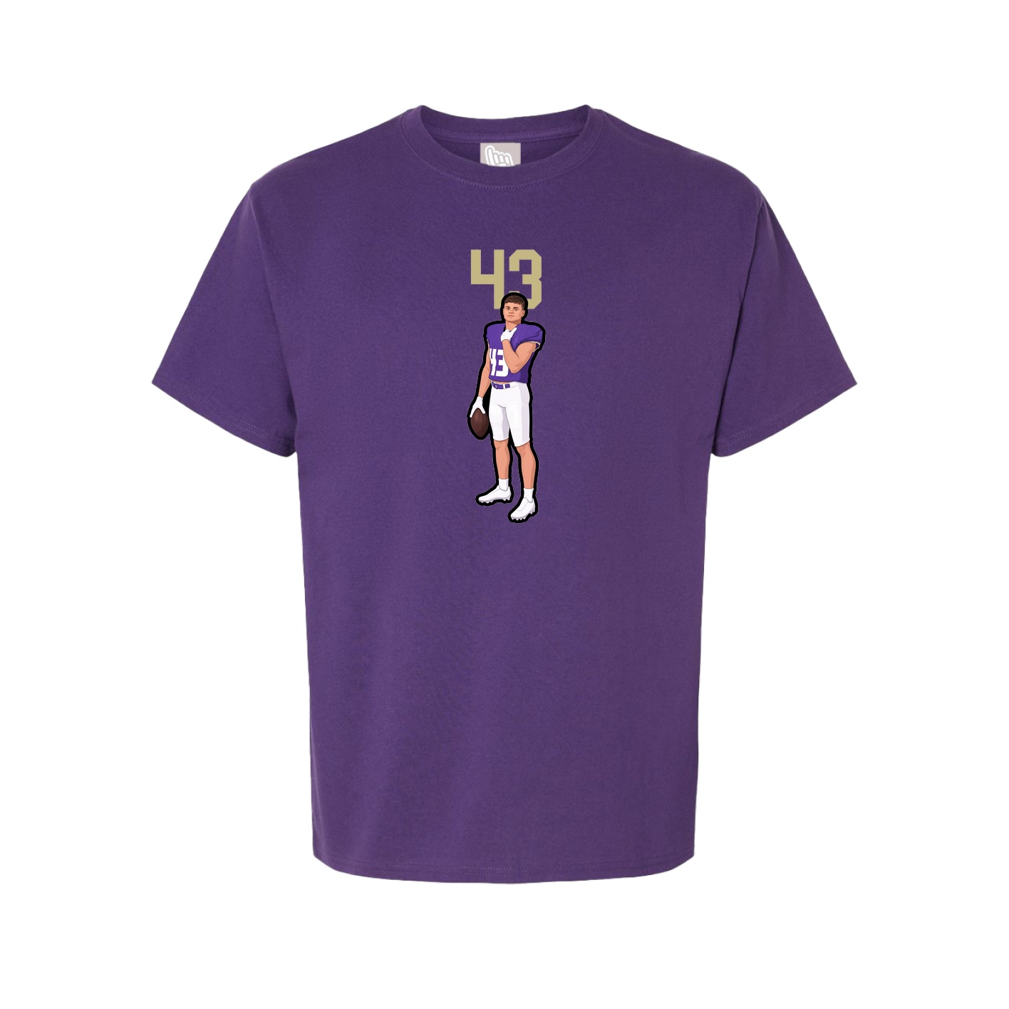 Tee — Number Top in Purple