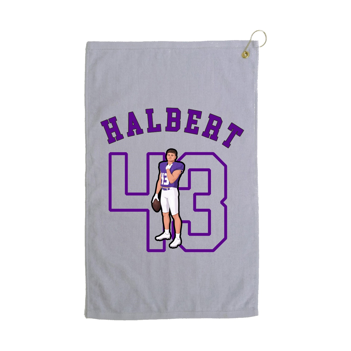 Golf Towel — Shirsey Arch in Grey