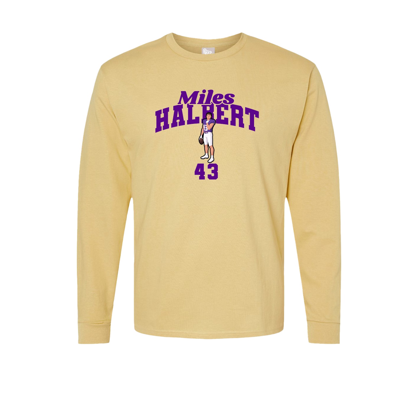 Long Sleeve Tee — Signature Arch in Vegas Gold