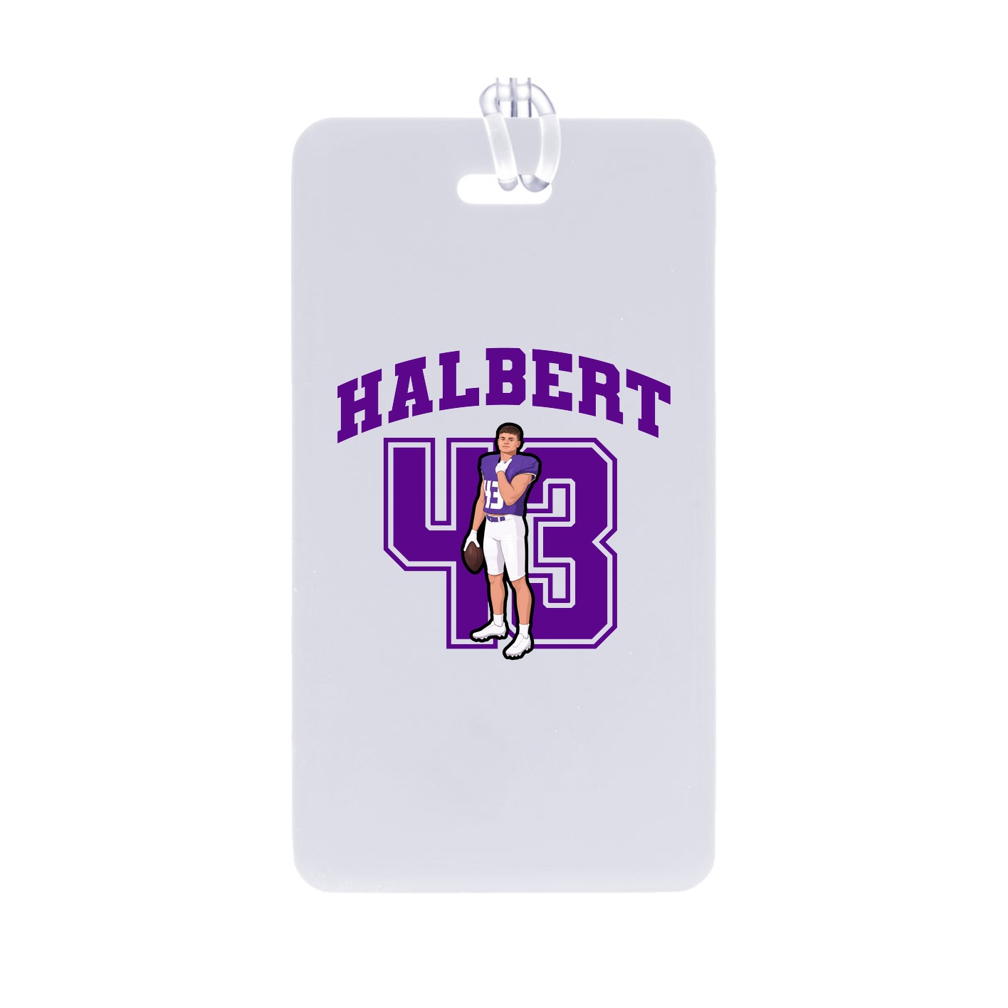 Bag Tag — Number in Classic