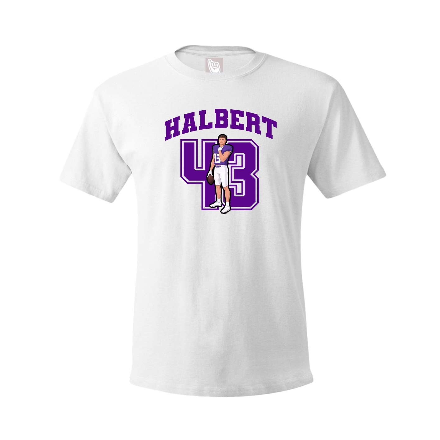 Tee — Number in White