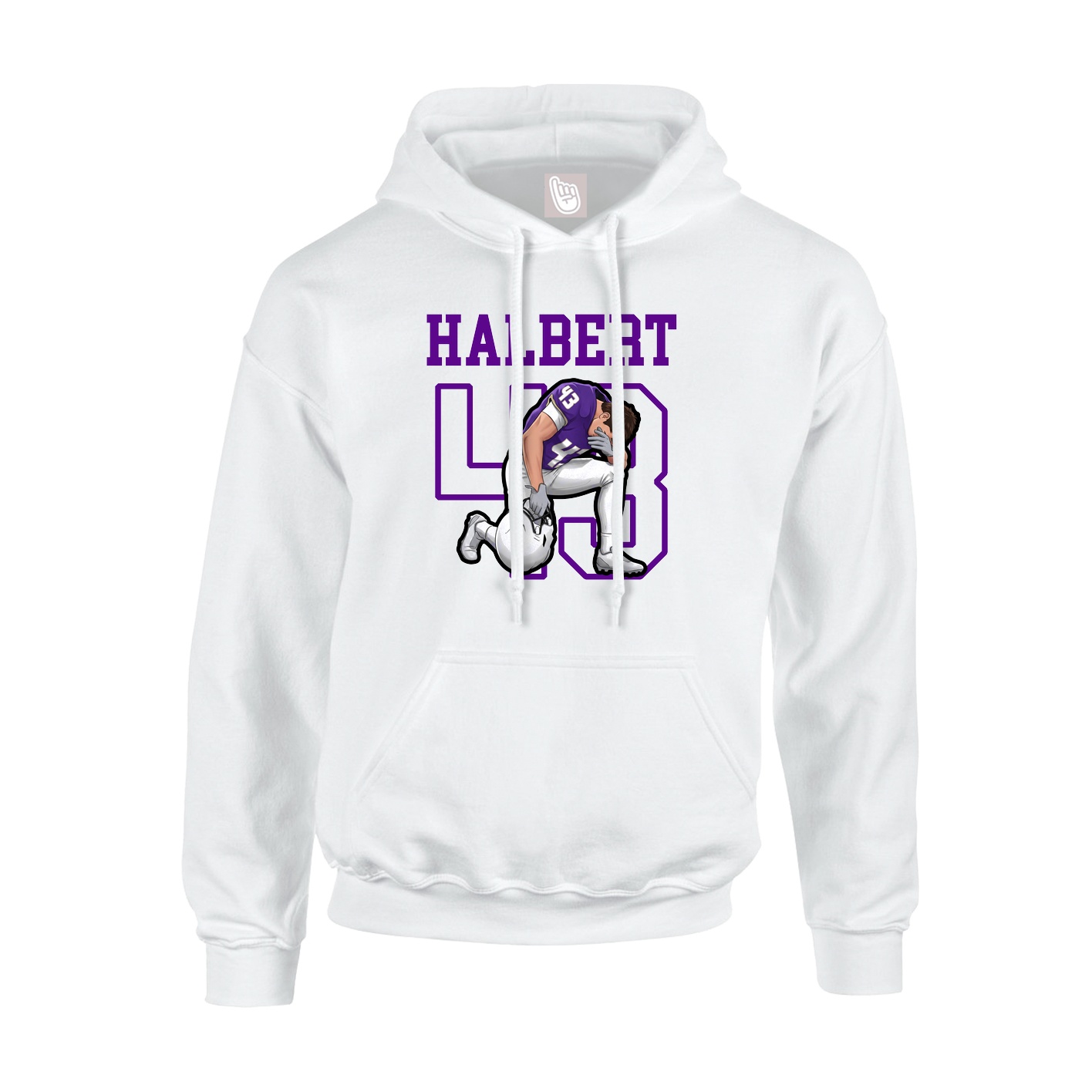 Hoodie — Shirsey in White