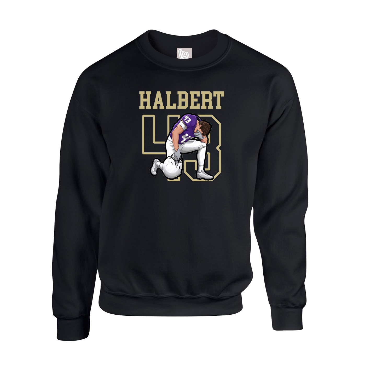 Fleece Crew — Shirsey in Black
