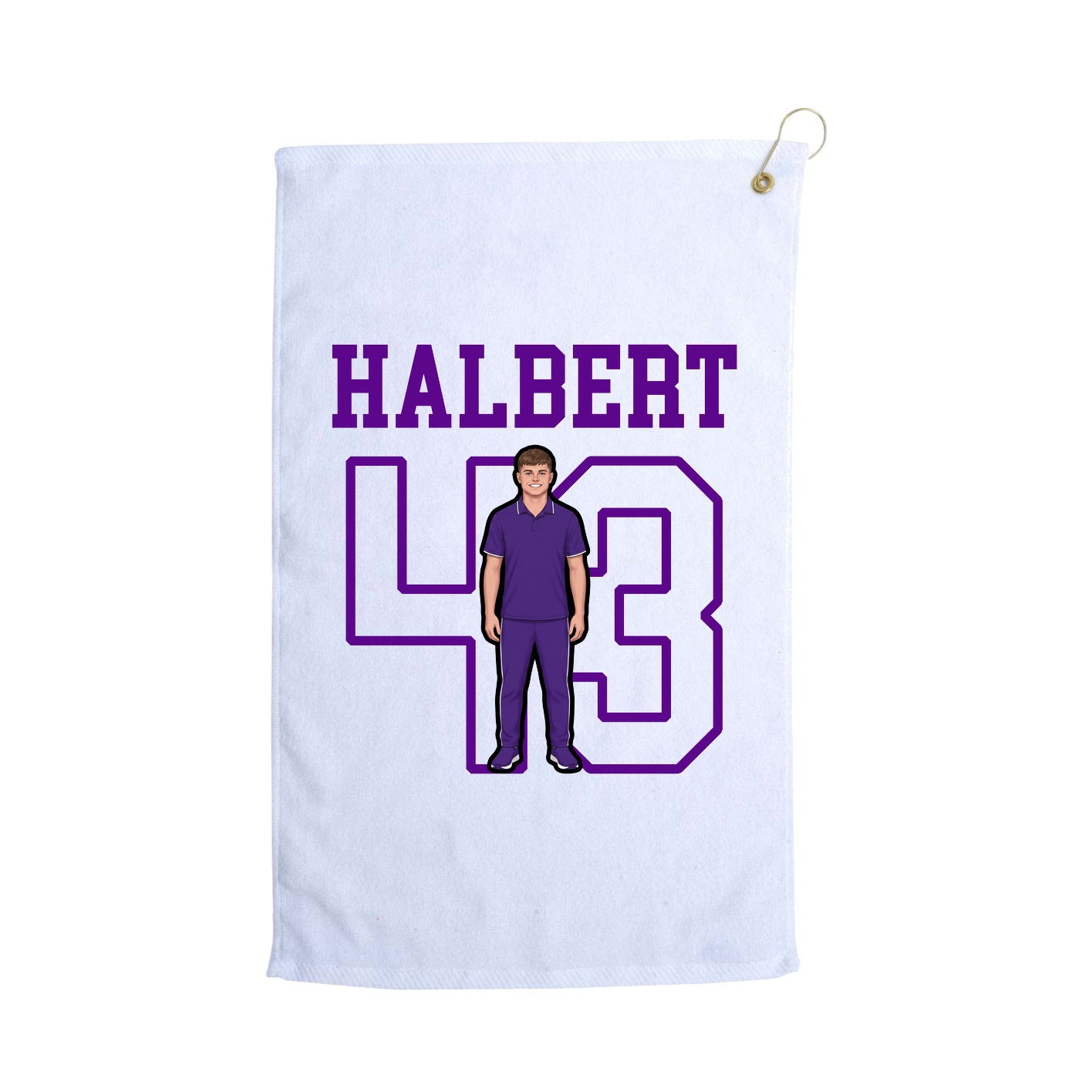 Golf Towel — Shirsey in White
