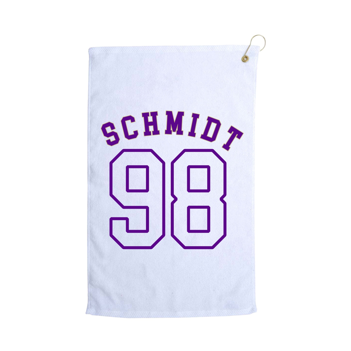 Golf Towel — Shirsey Arch in White