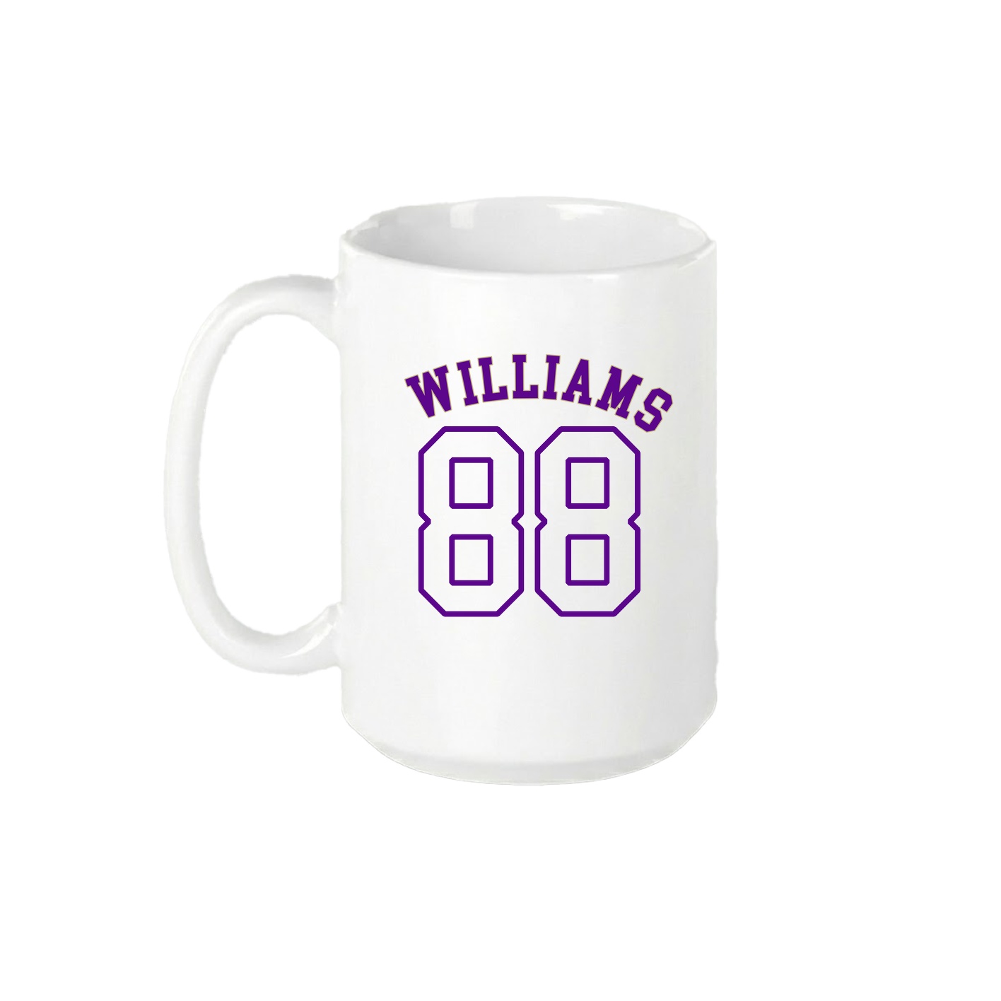 15oz Coffee Mug — Shirsey Arch in White