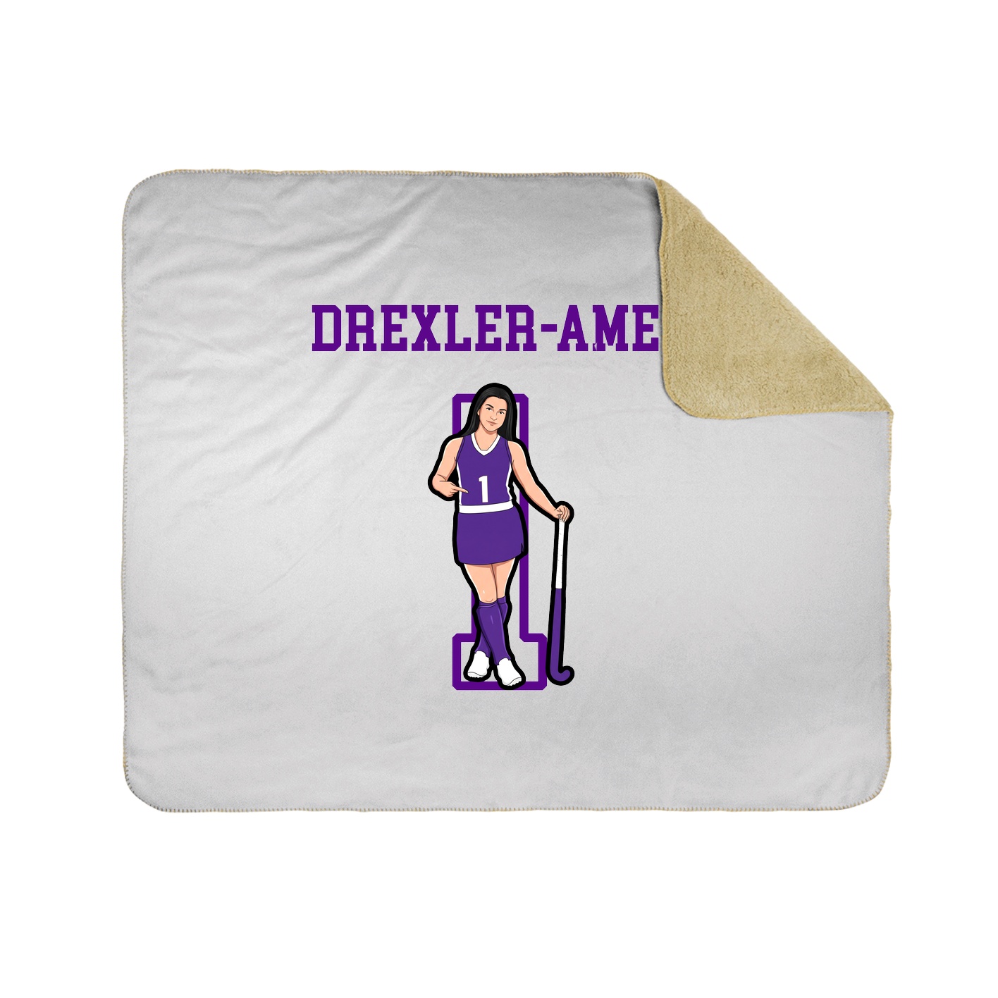 Throw Blanket — Shirsey in White