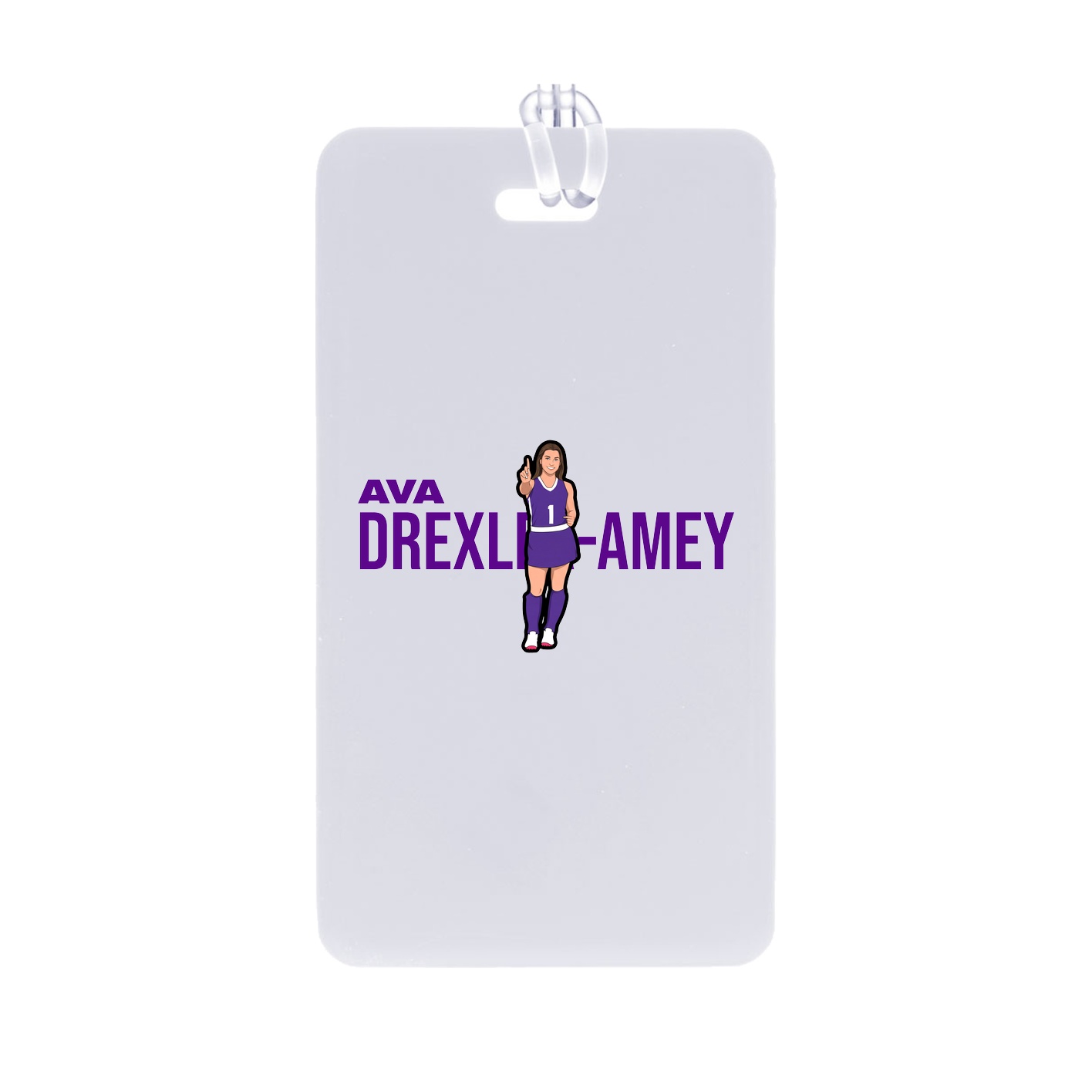 Bag Tag — Player Name in Classic