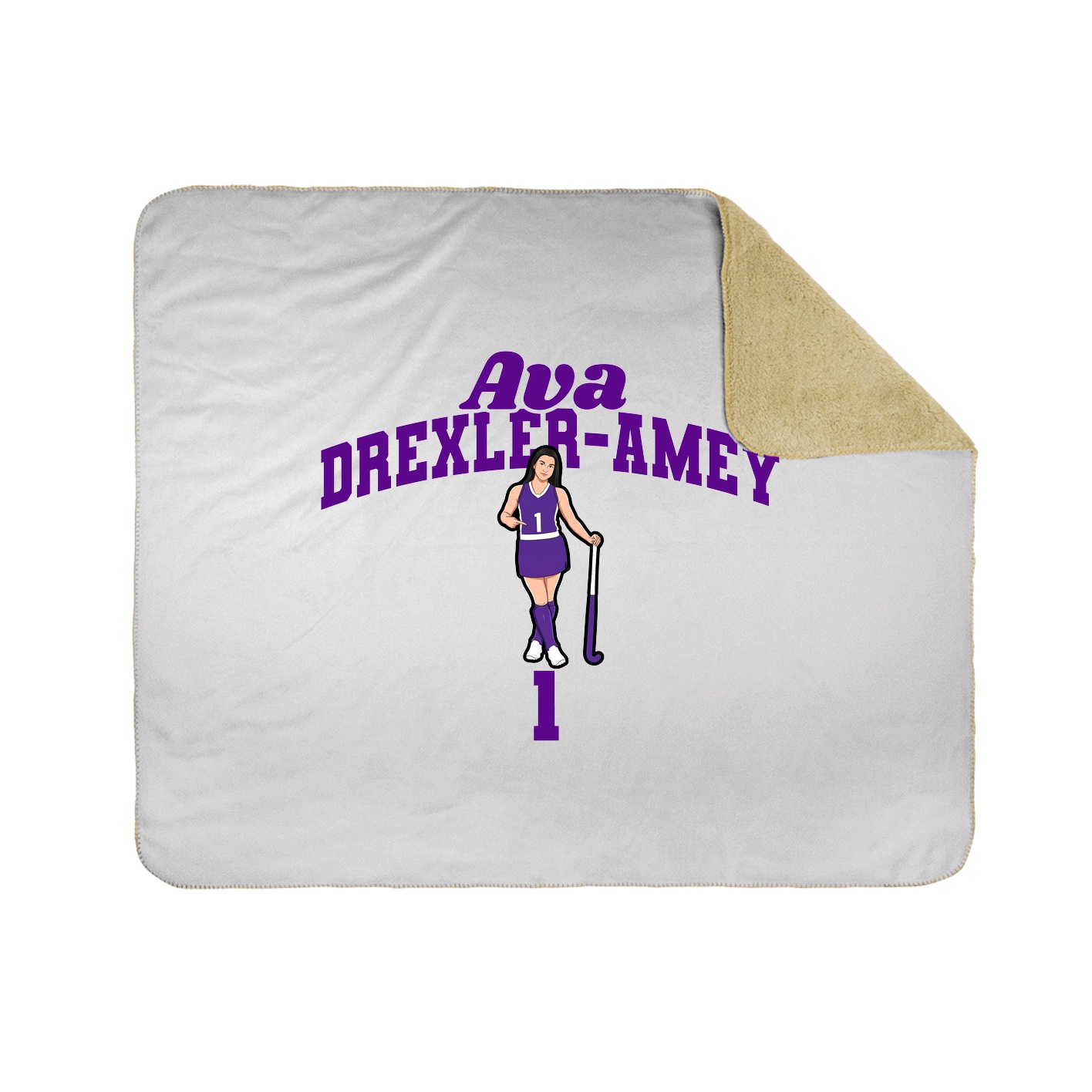 Throw Blanket — Signature Arch in White