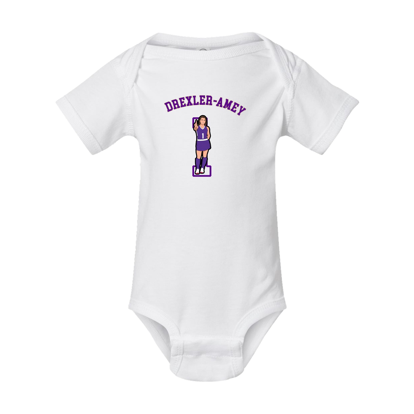 Baby Onesie — Shirsey Arch in White