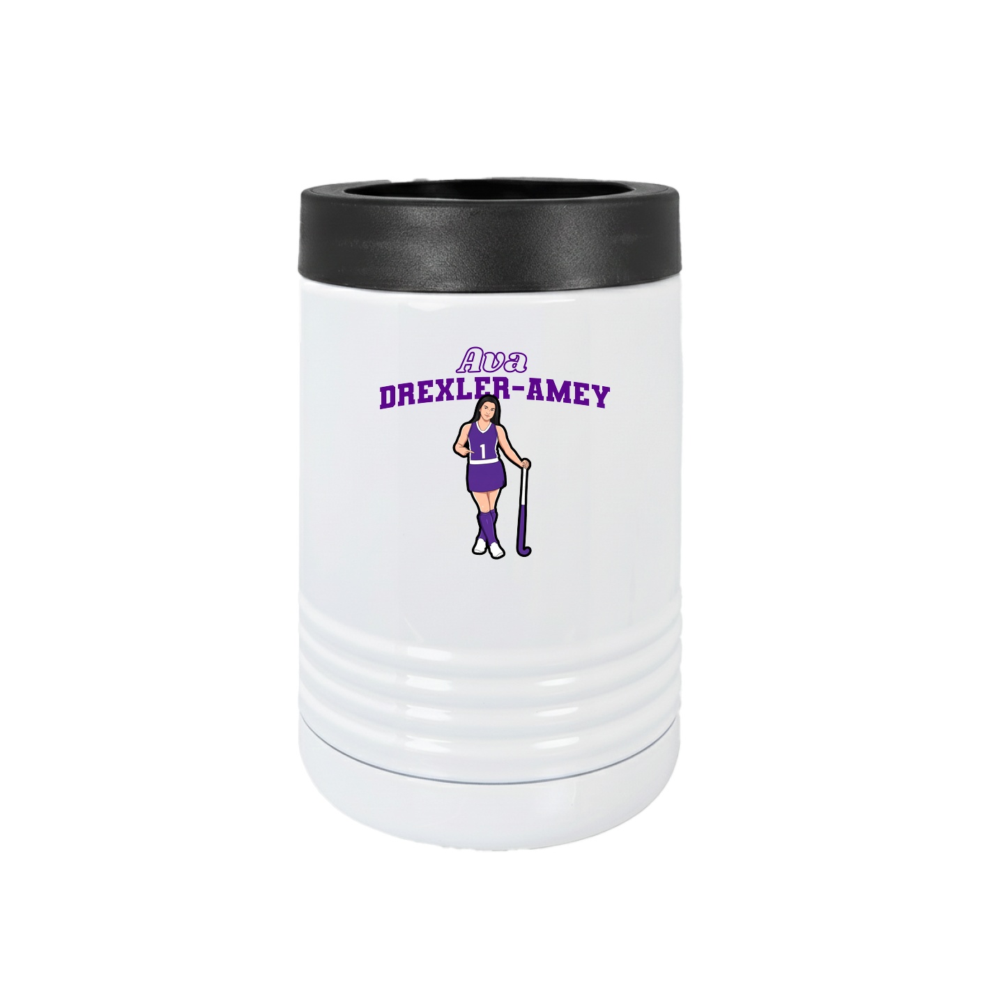 Beverage Holder — Name Arch in White