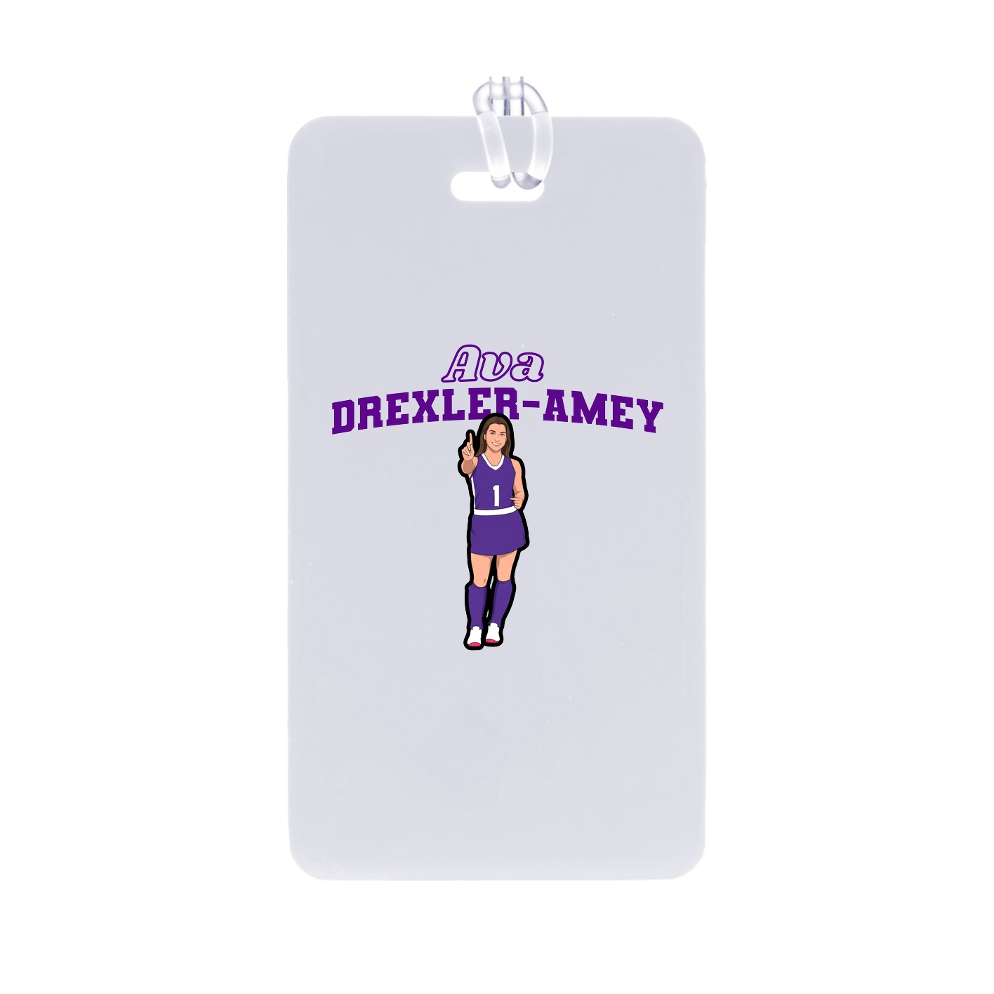 Bag Tag — Name Arch in Classic