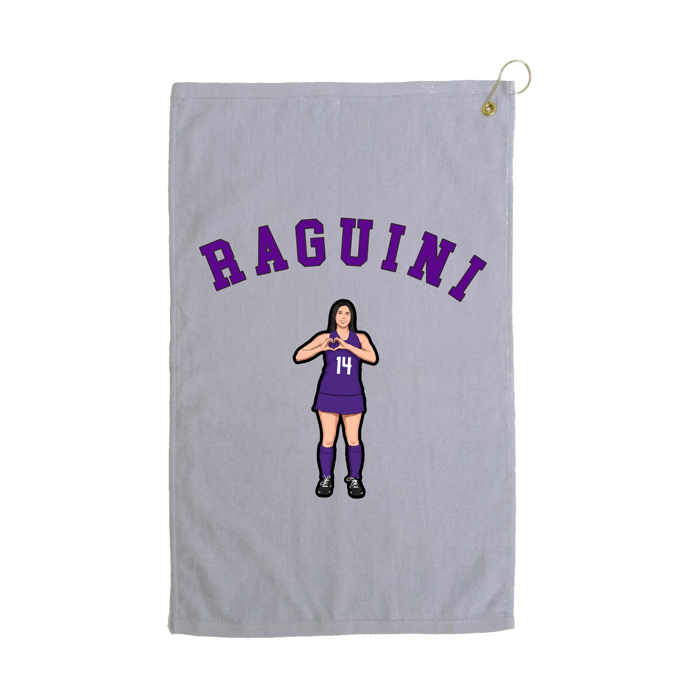 Golf Towel — Shirsey Arch in Grey