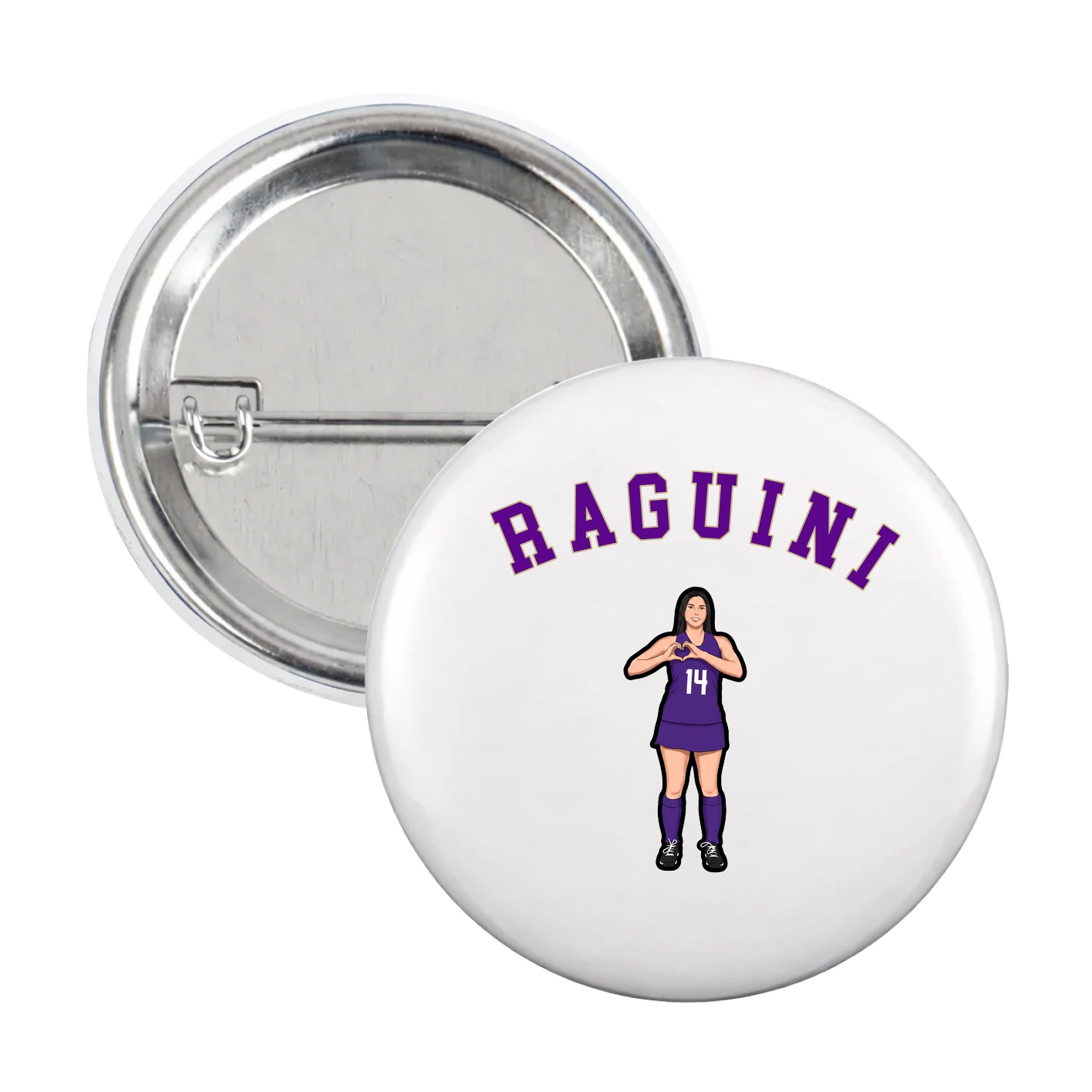 Game Day Button — Shirsey Arch in White