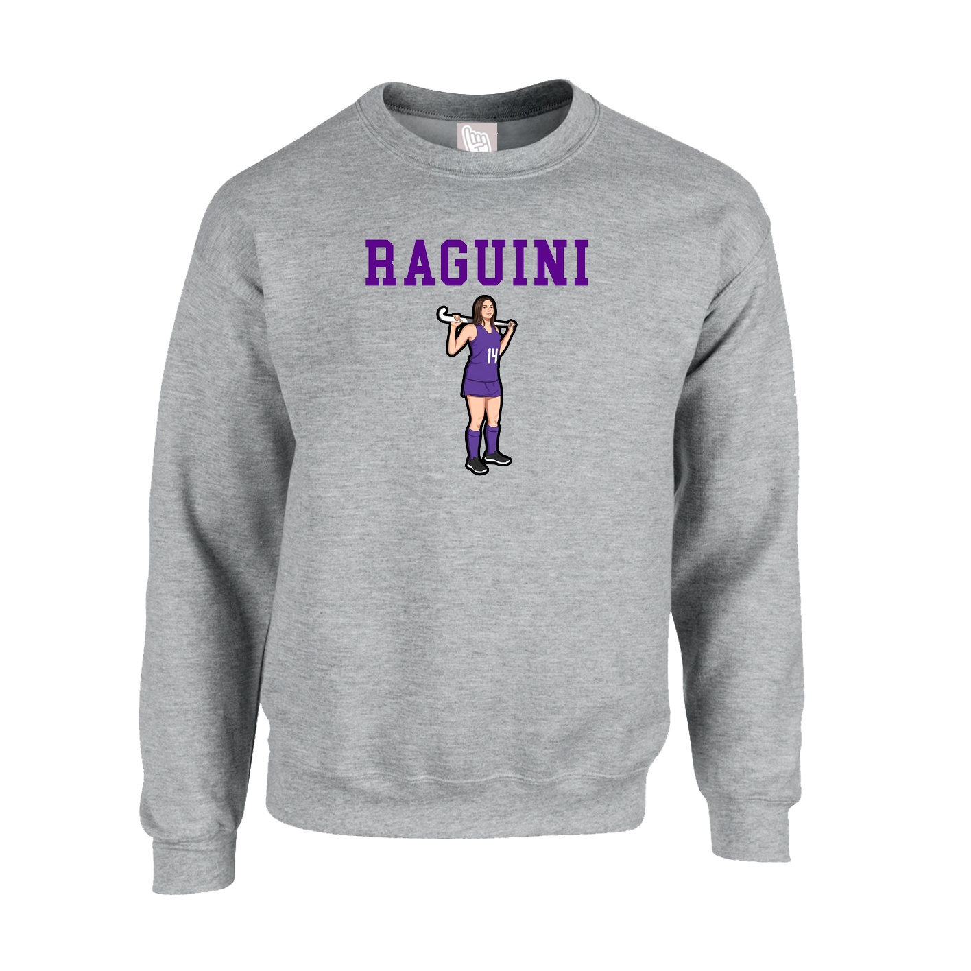 Fleece Crew — Shirsey in Grey