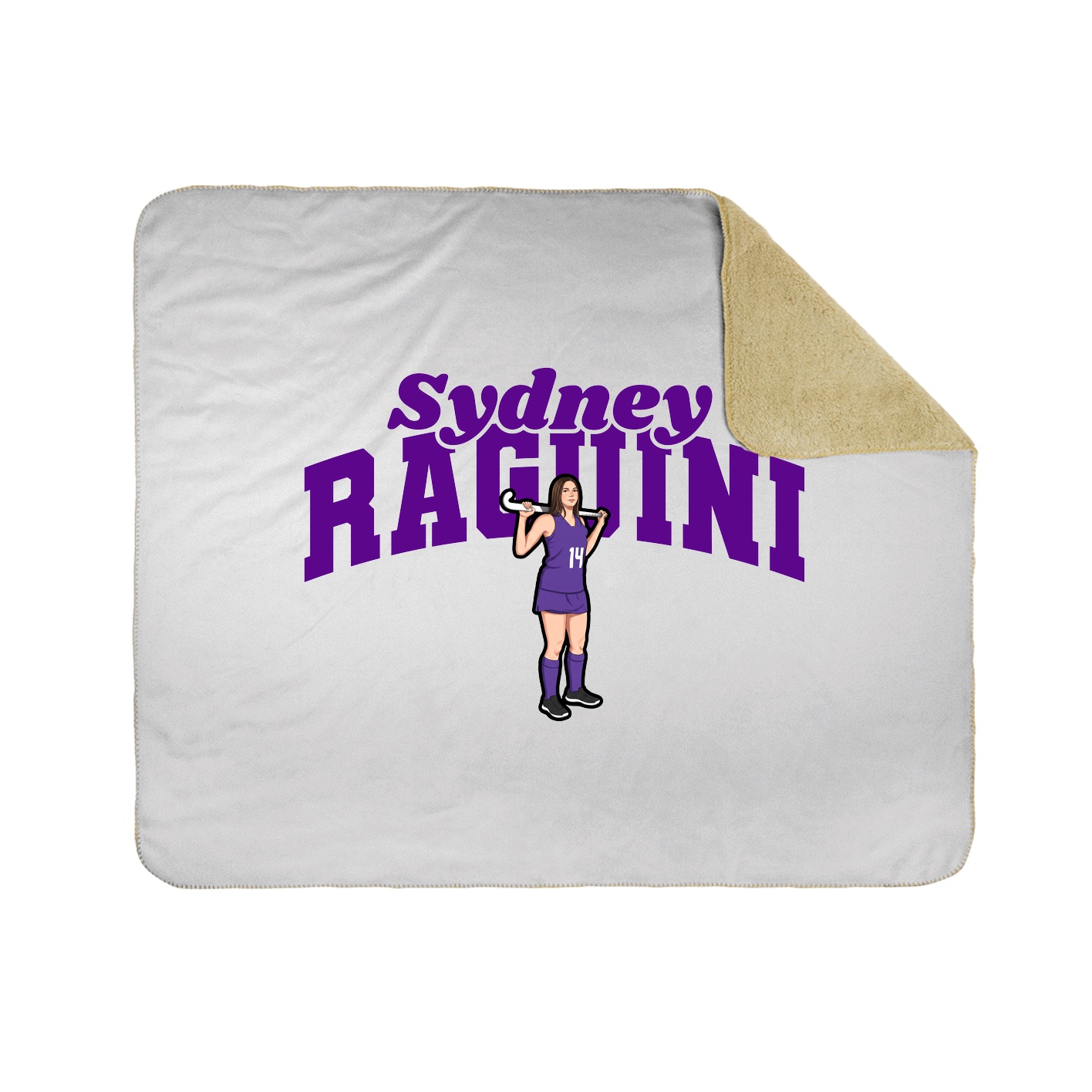 Throw Blanket — Signature Arch in White