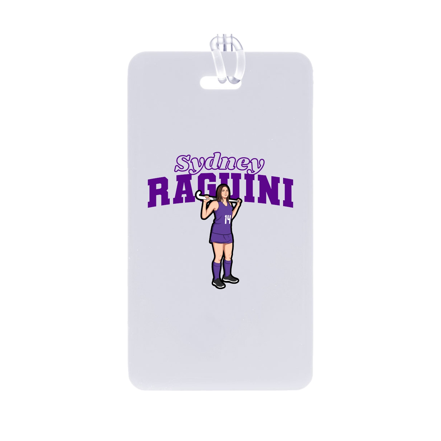 Bag Tag — Name Arch in Classic
